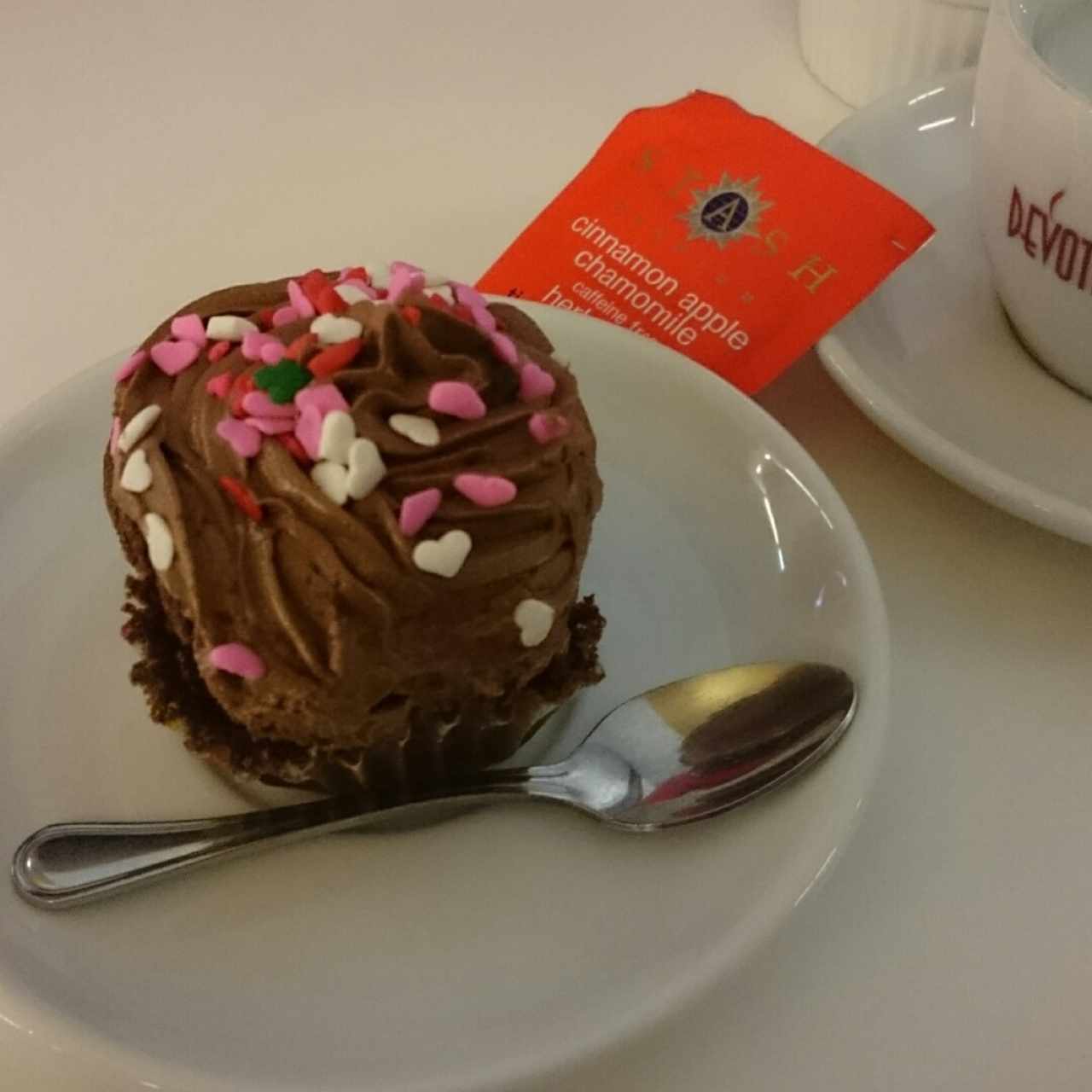 cupcake de chocolate 