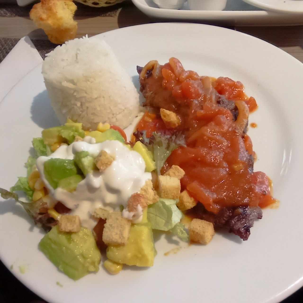 Beefsteak criollo.