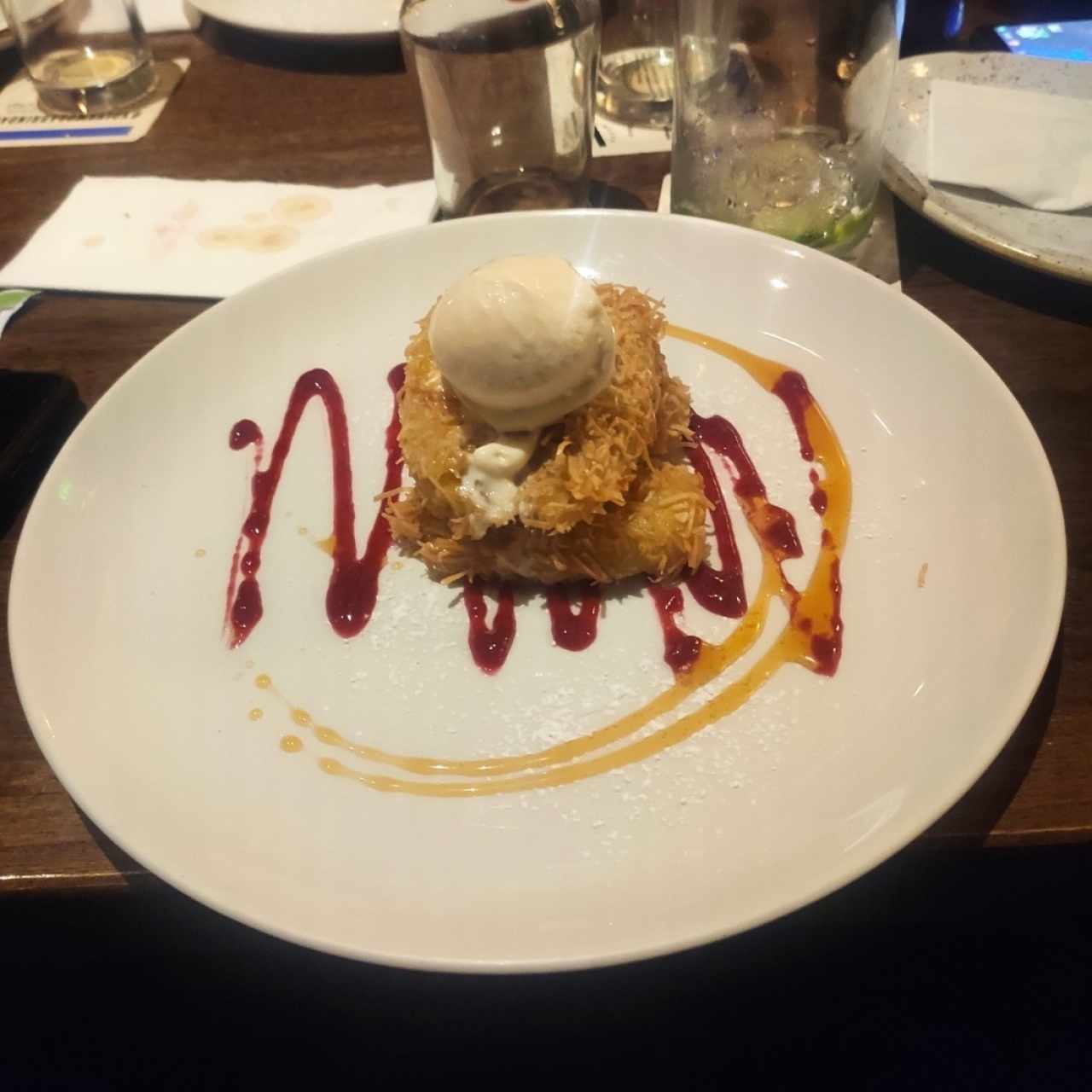 Banana tempura