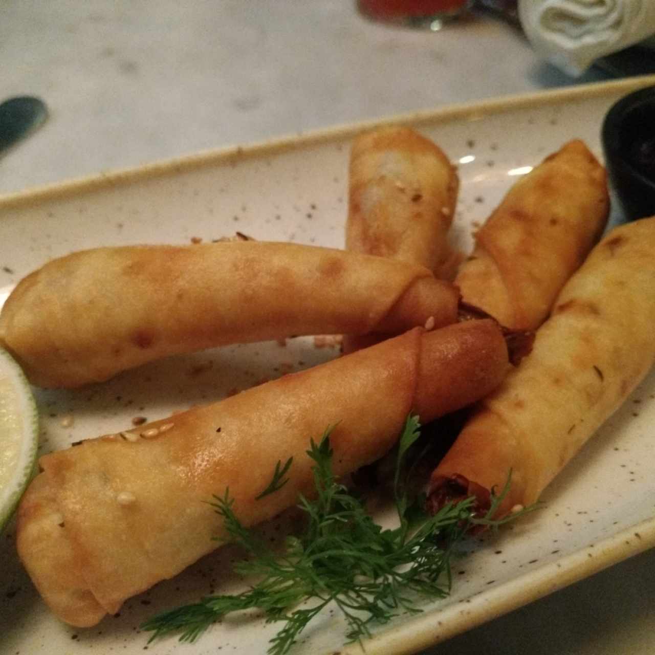 spring rolls longostinos