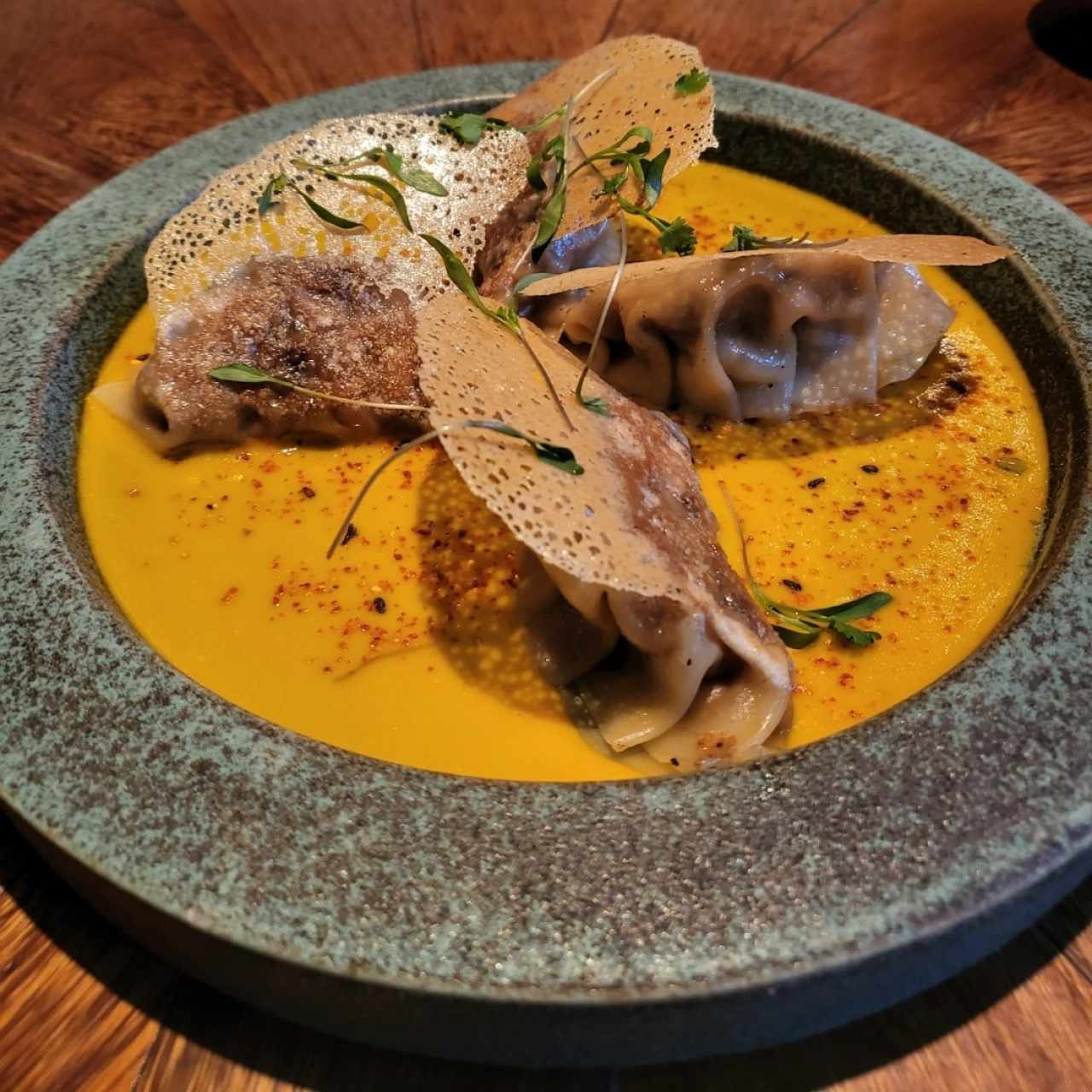 dumplings de pato