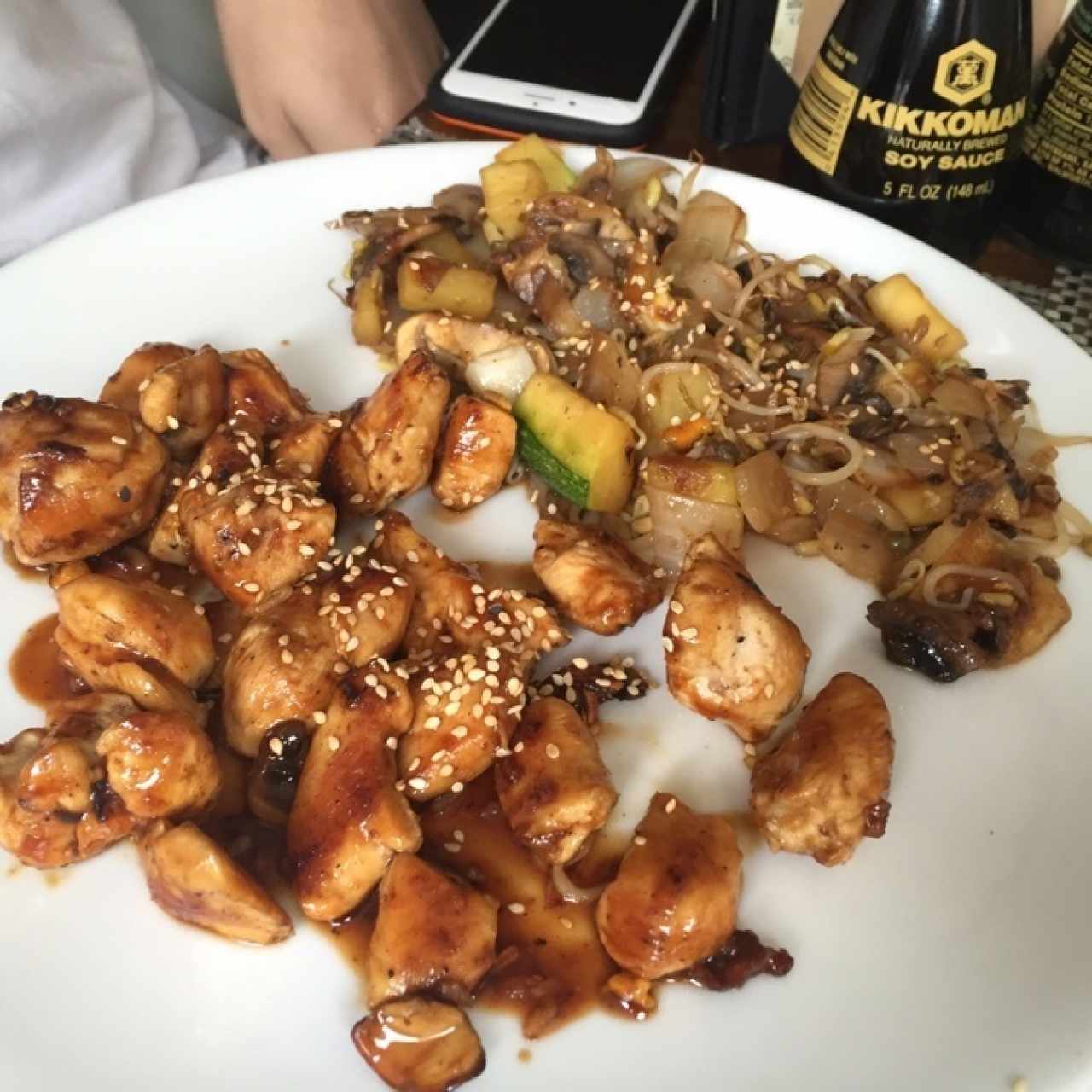 pollo teriyaki