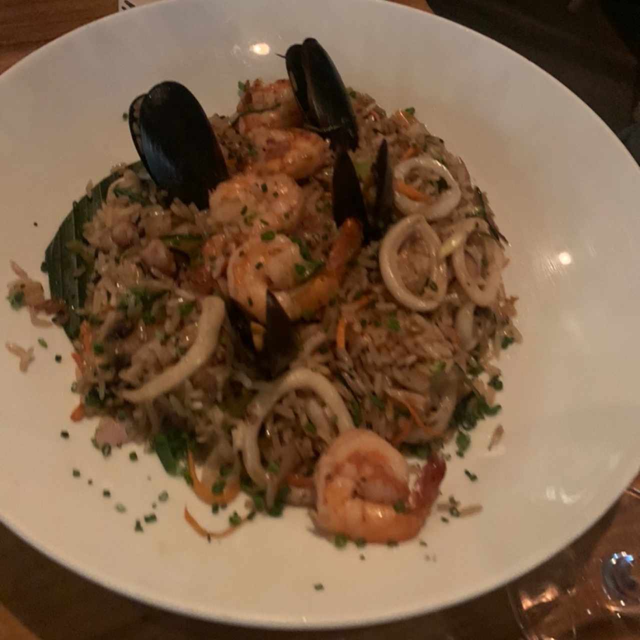 Seafood fried rice