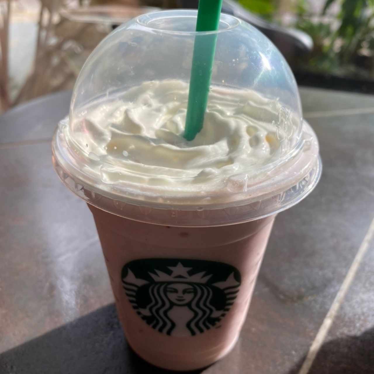 Frappuccino de fresa