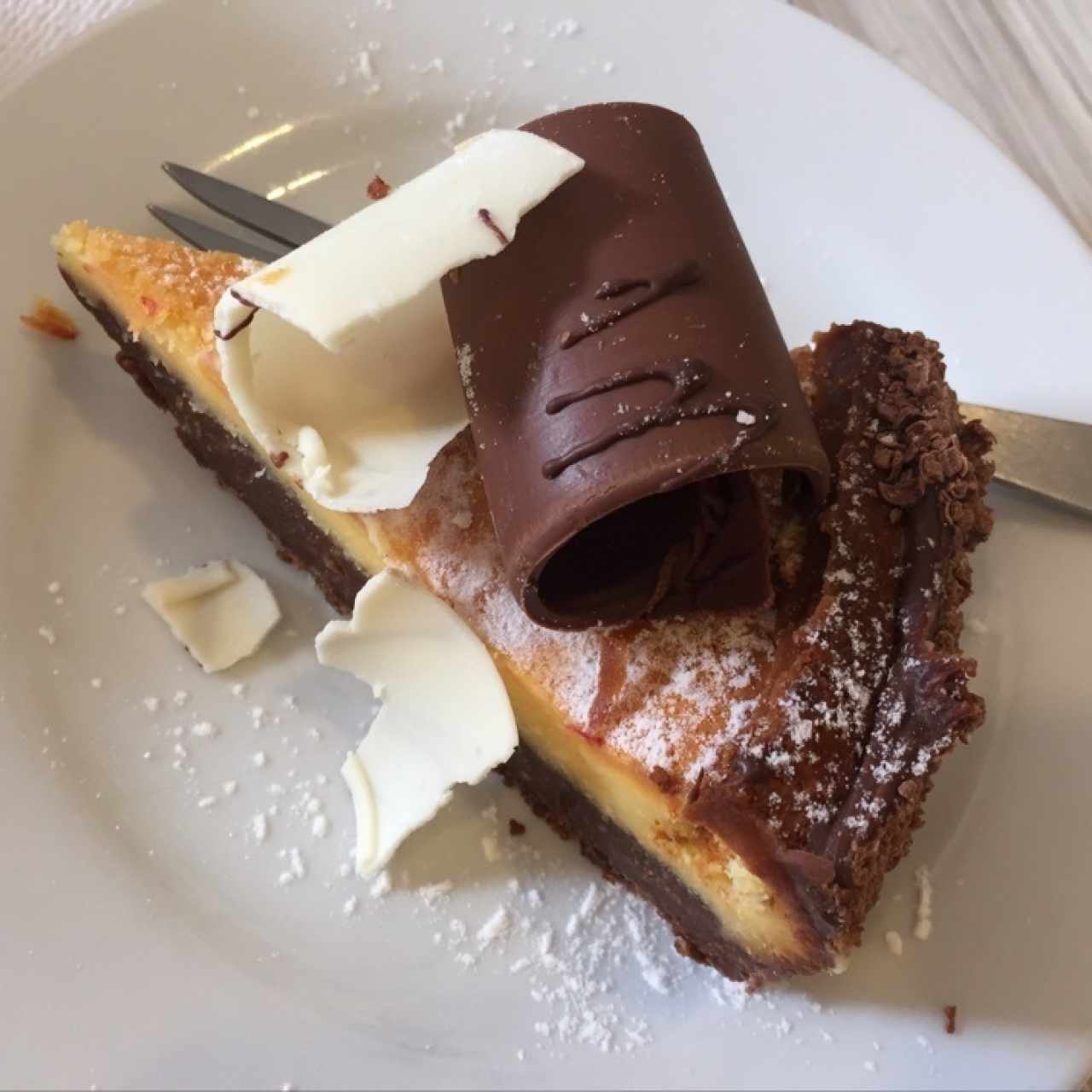 Cheesecake de chocolate