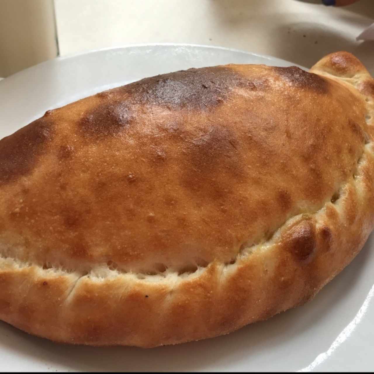 calzone de tomates frescos.