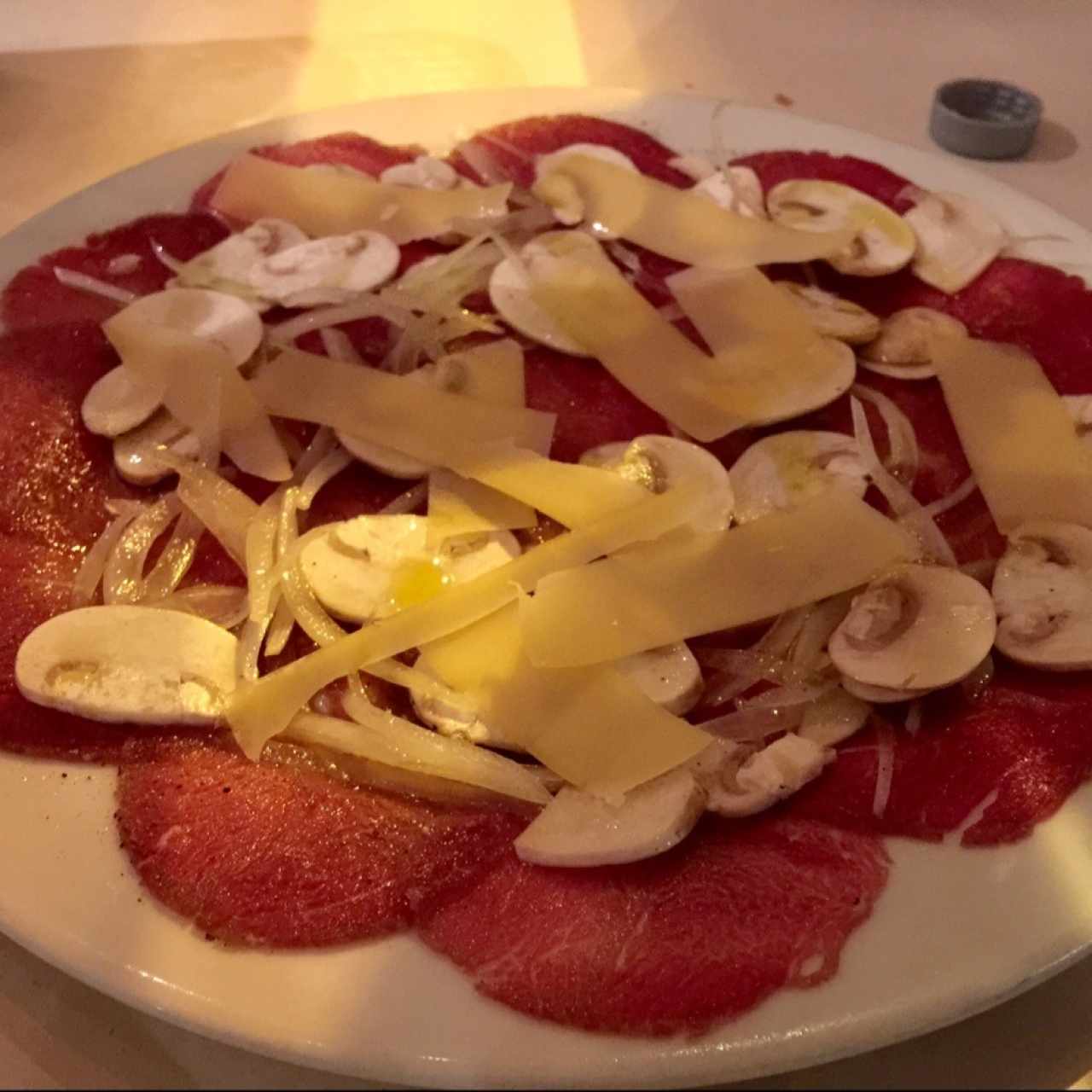 Carpaccio de Lomo de Res