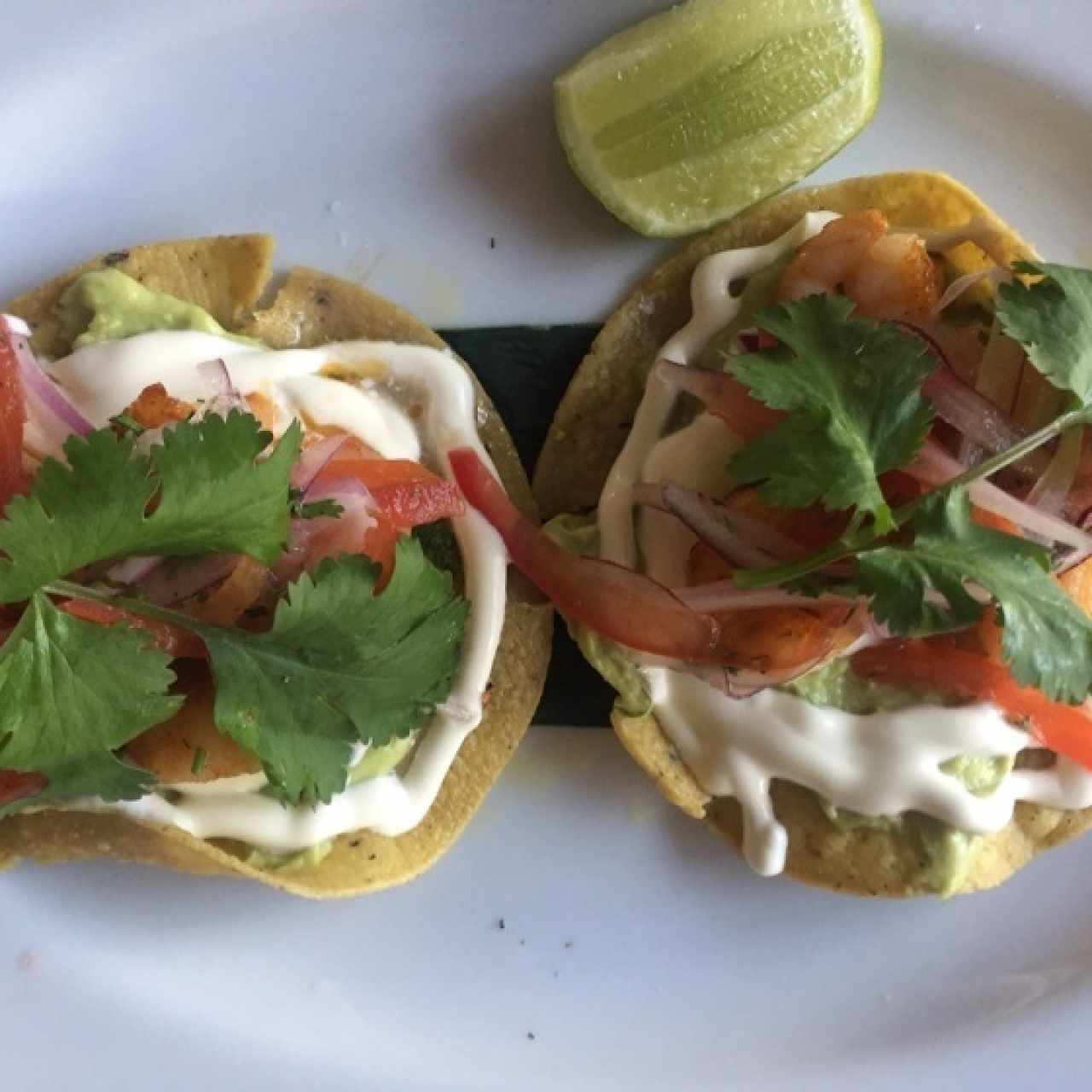 Tostadas camarón