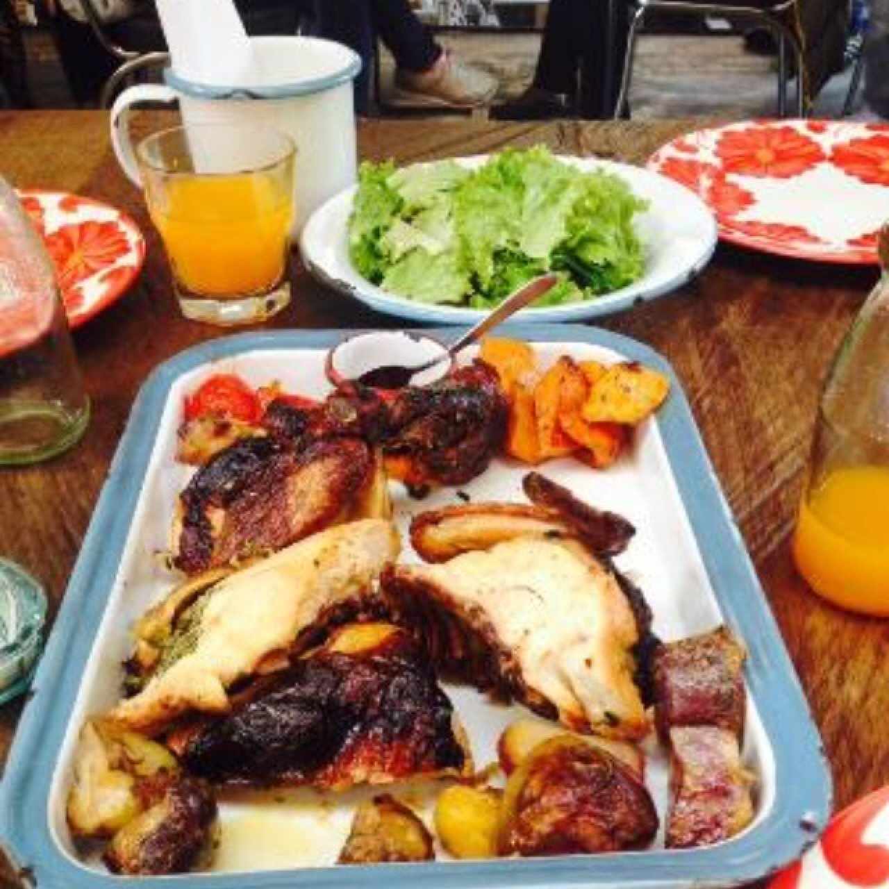 Pollo en cocción lenta