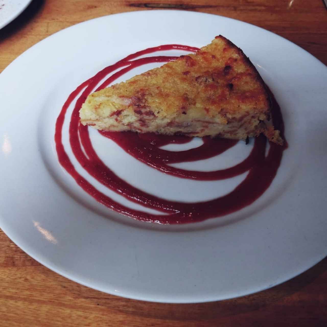 Torta de almojabana.