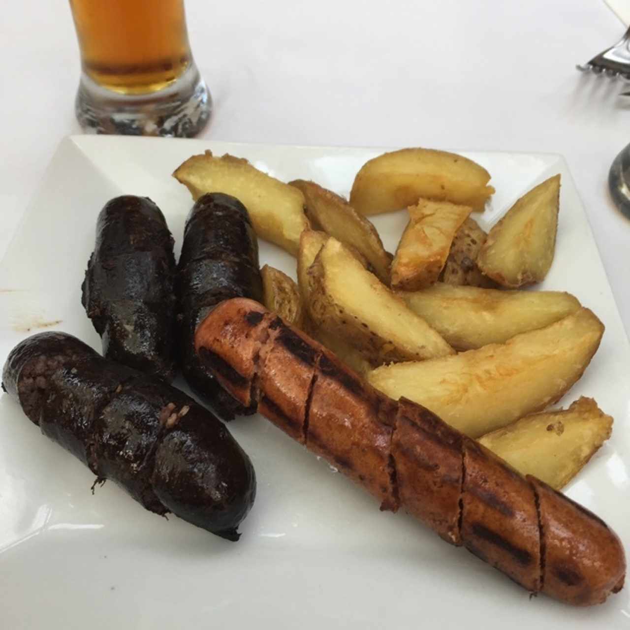Chorizo y morcilla