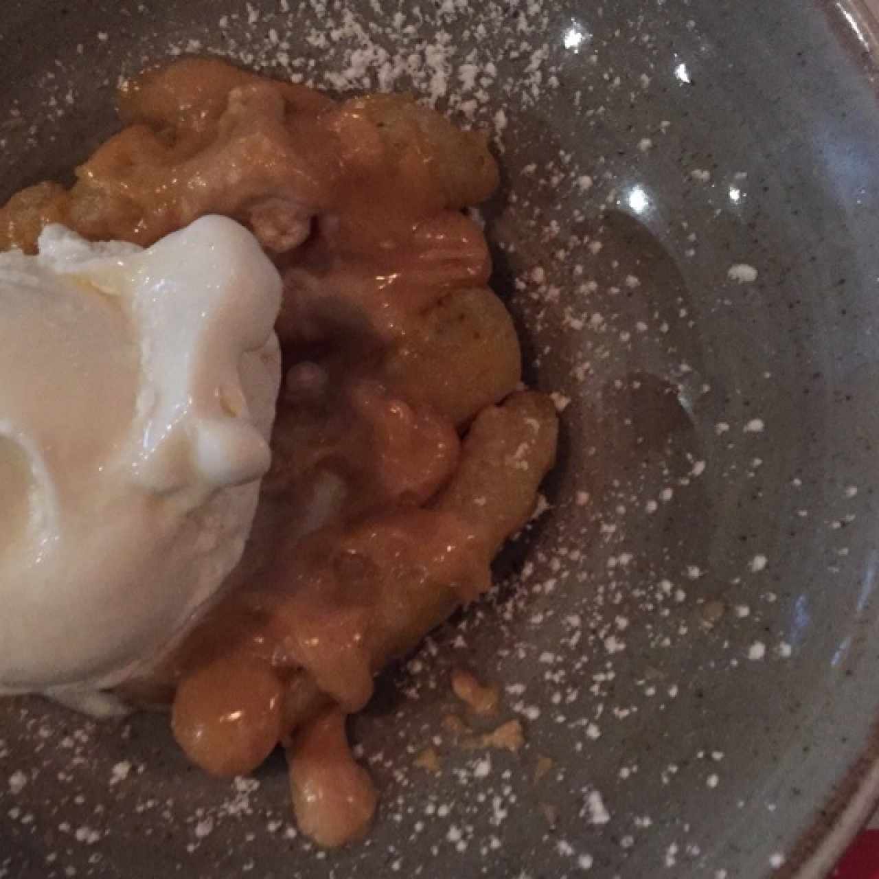 Banana tempura