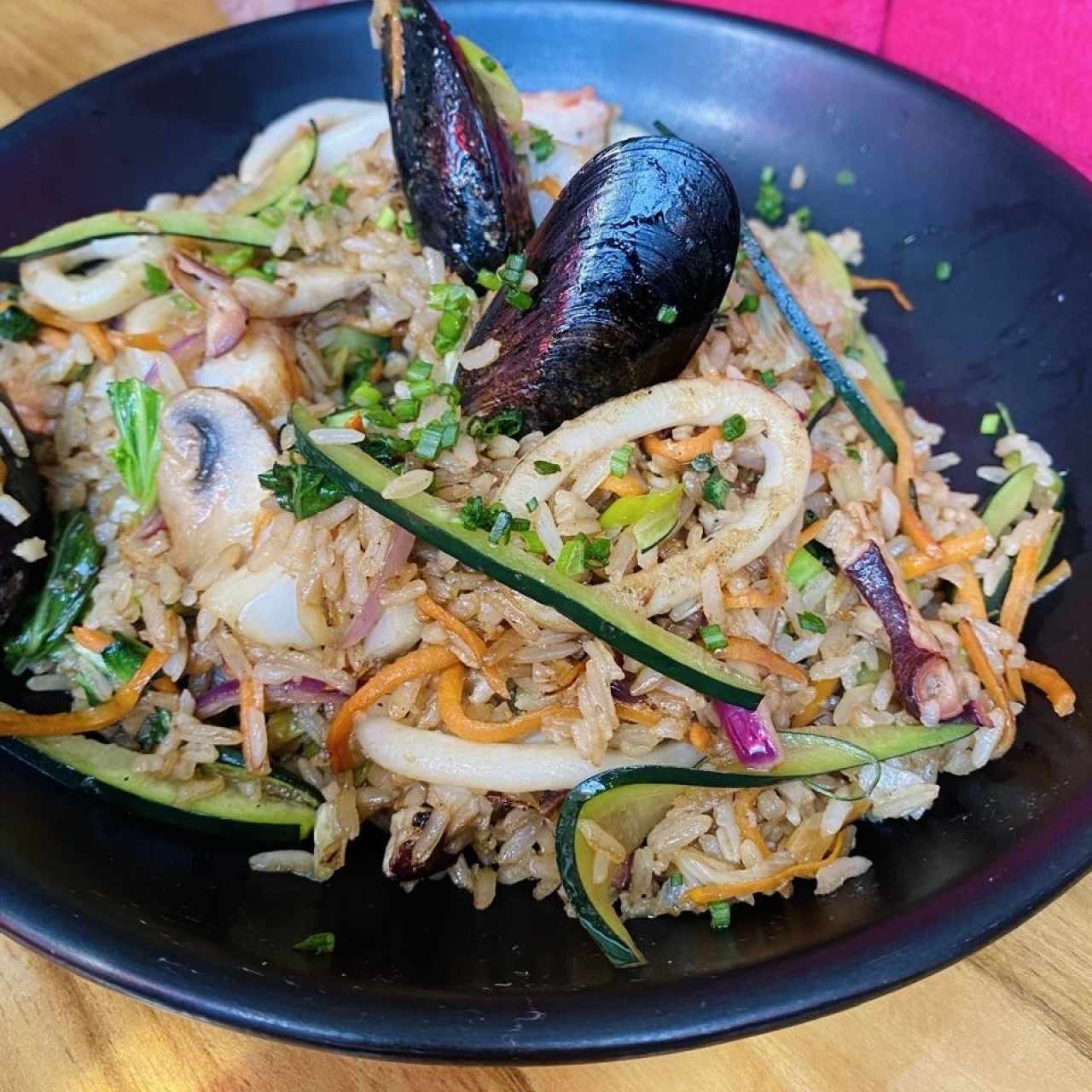 Seafood fried rice