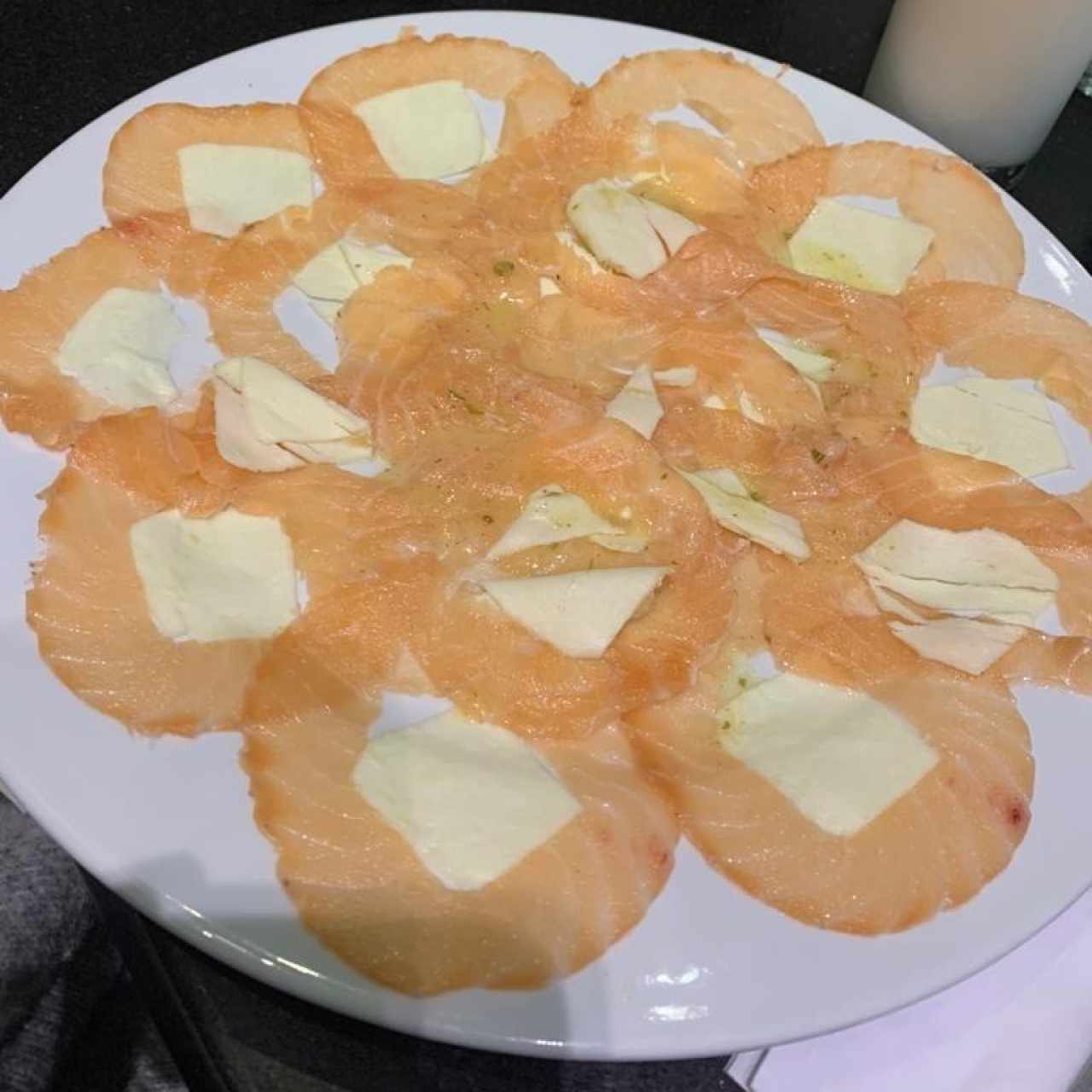 Carpaccio de salmon 