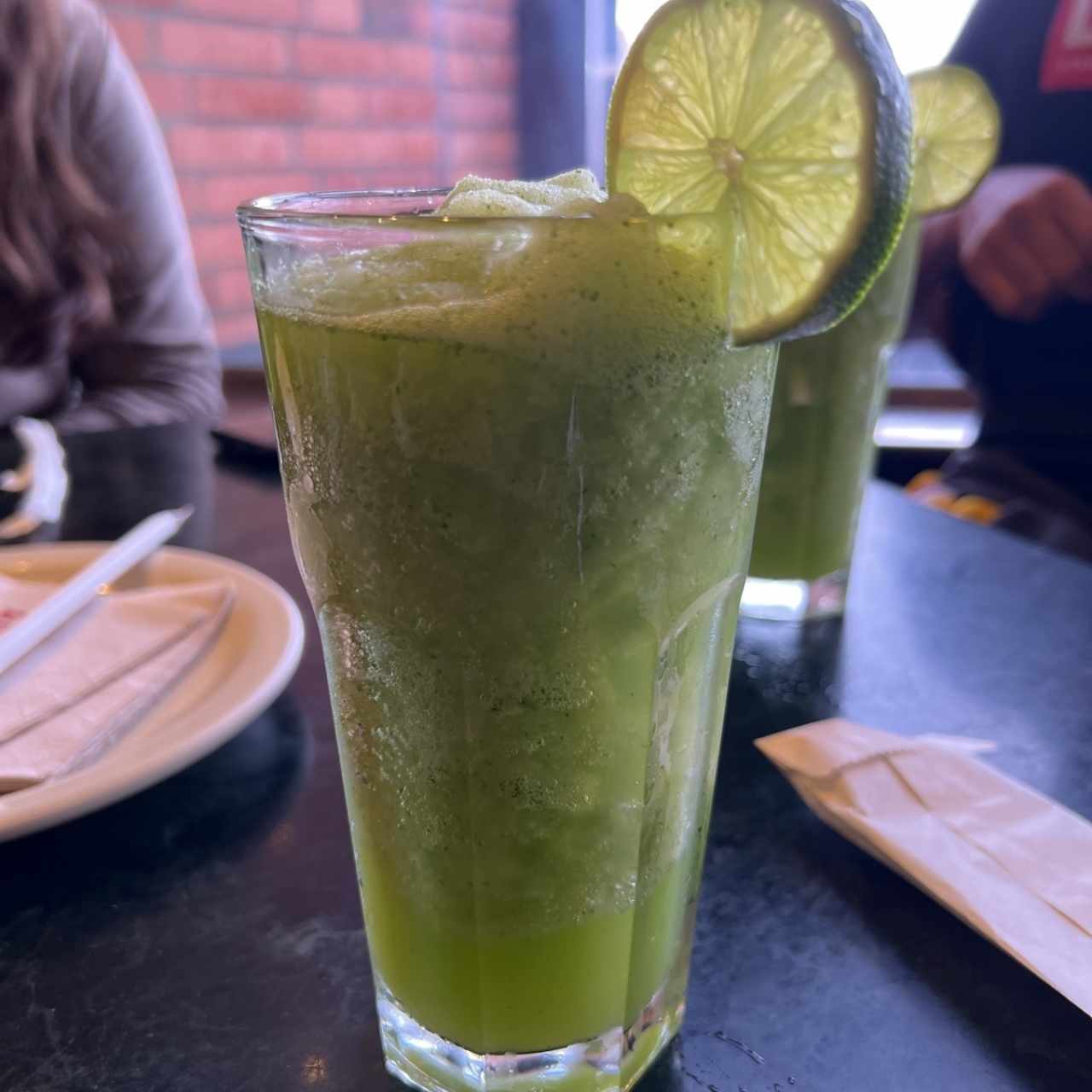 Limonada con hierbabuena 
