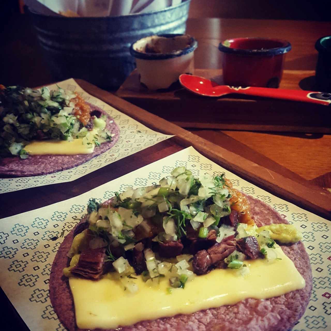 Tacos de entraña nacional