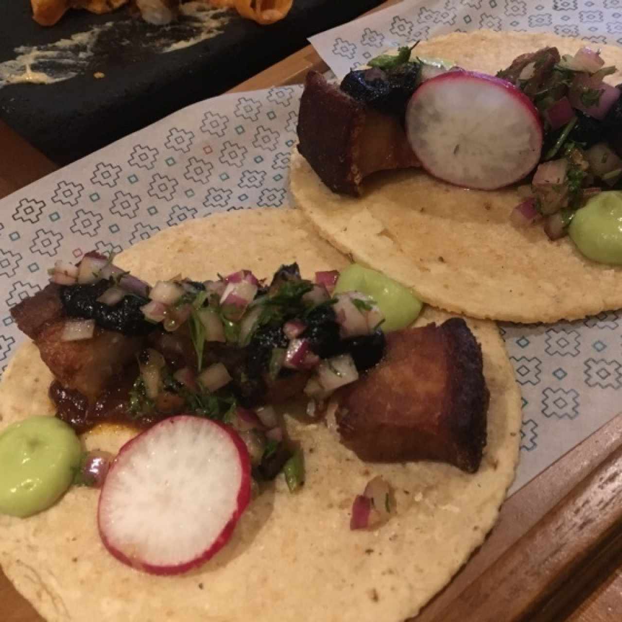Tacos de panceta