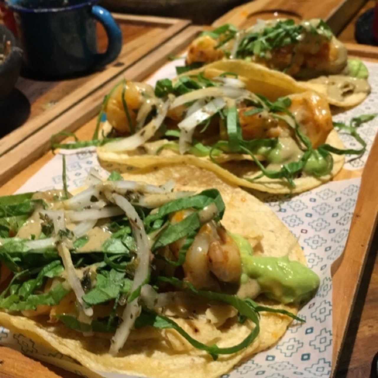 tacos de camaron