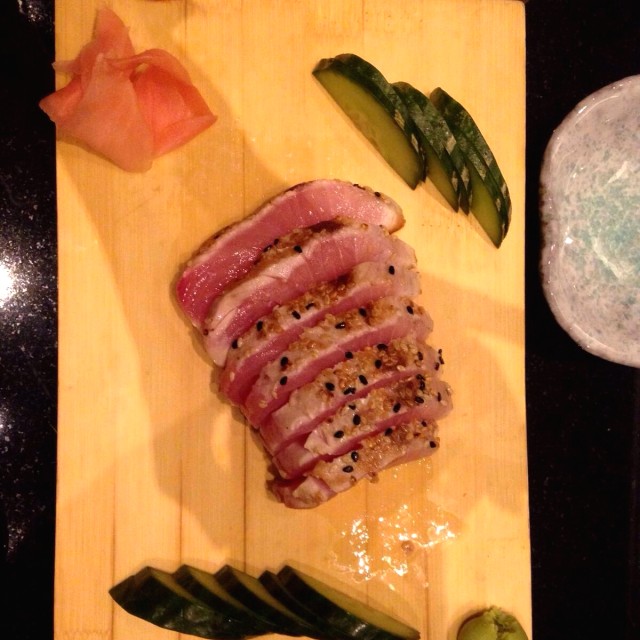 Tatake atún amarillo