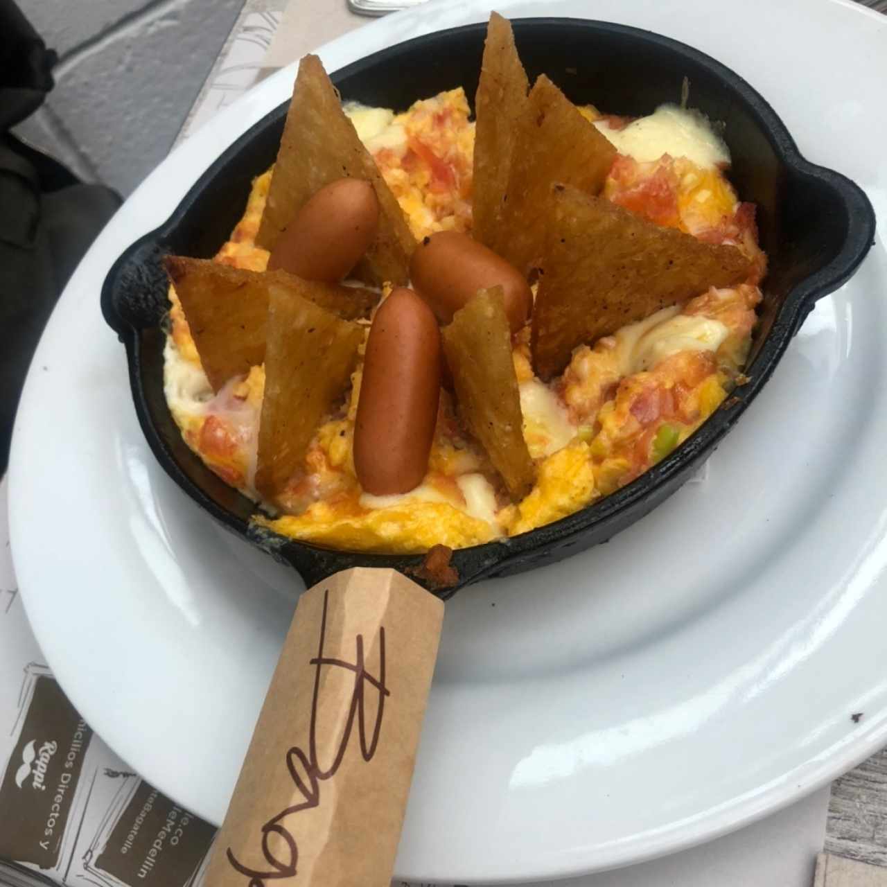 Huevos miga de pan