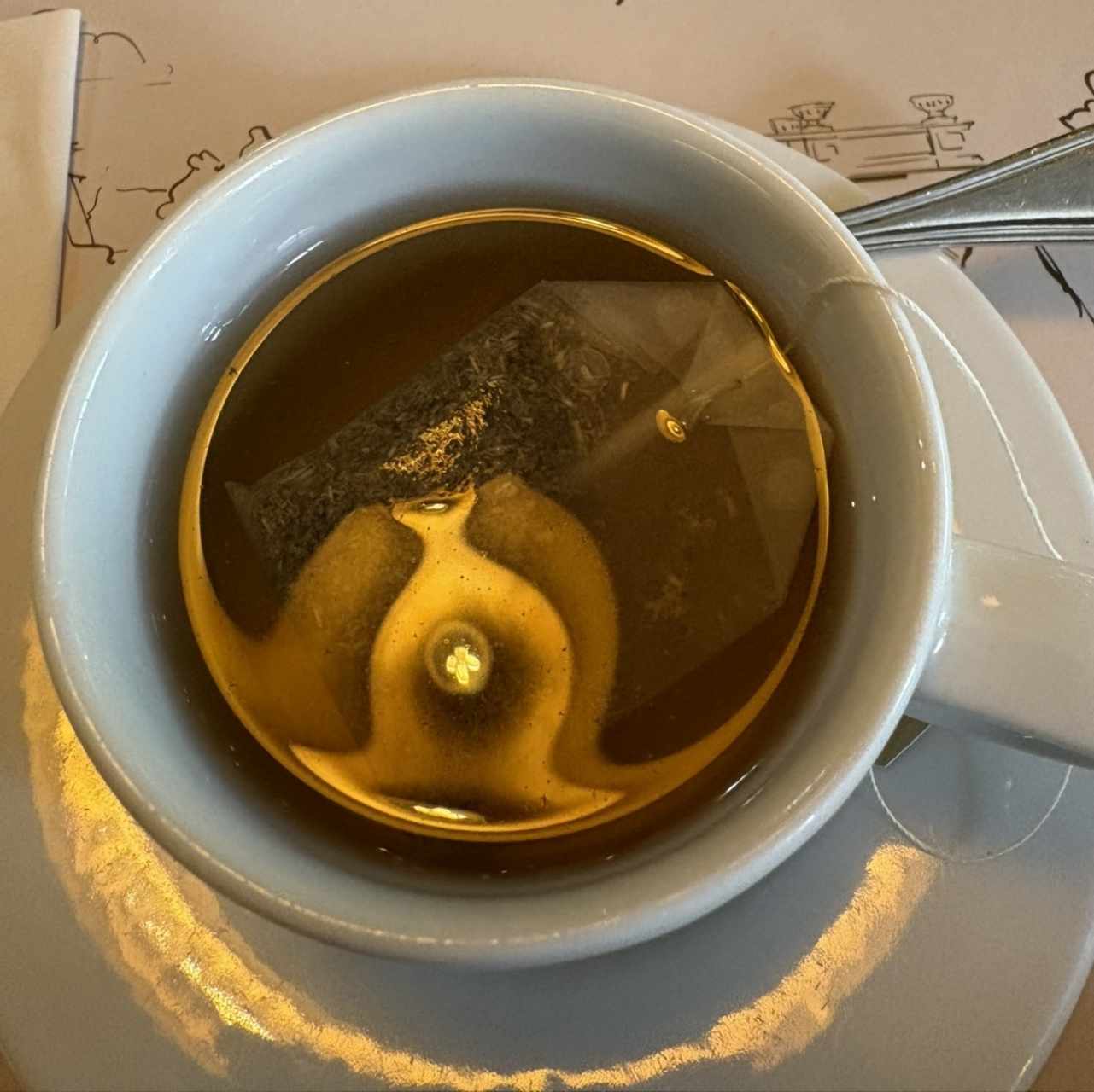Te de manzanilla y miel 