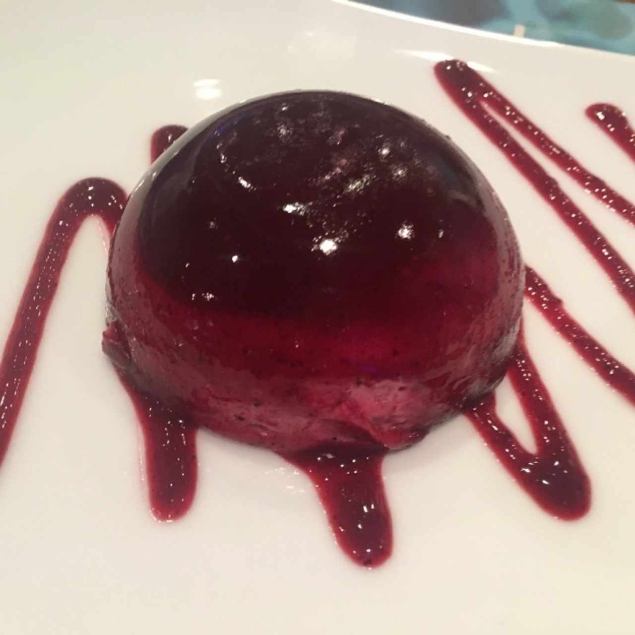 Mousee de frutos rojos