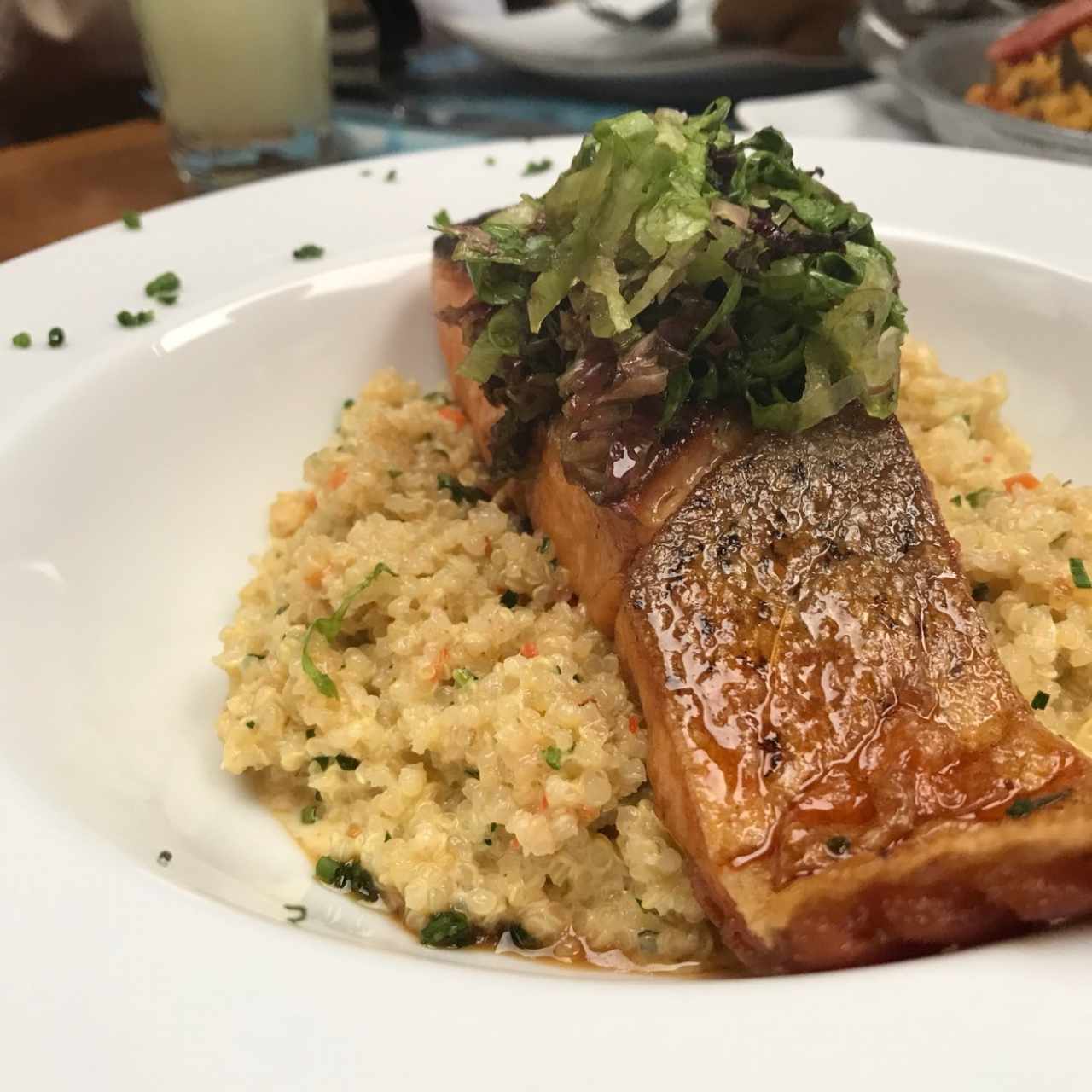 salmon marinado