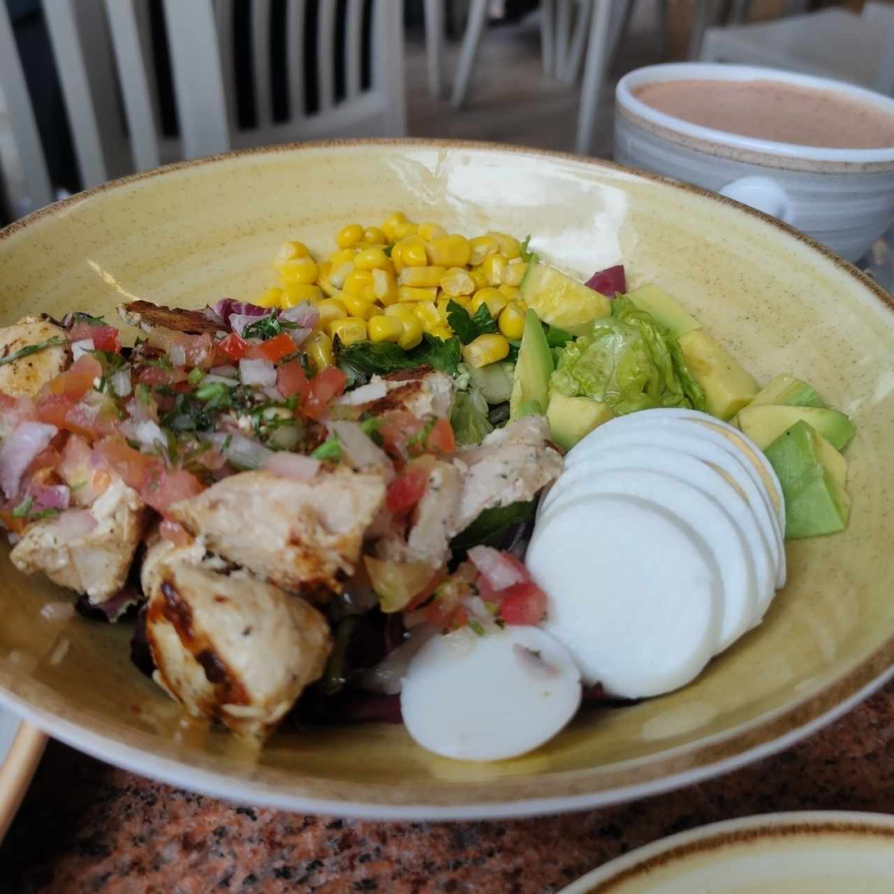 ensalada de pollo 