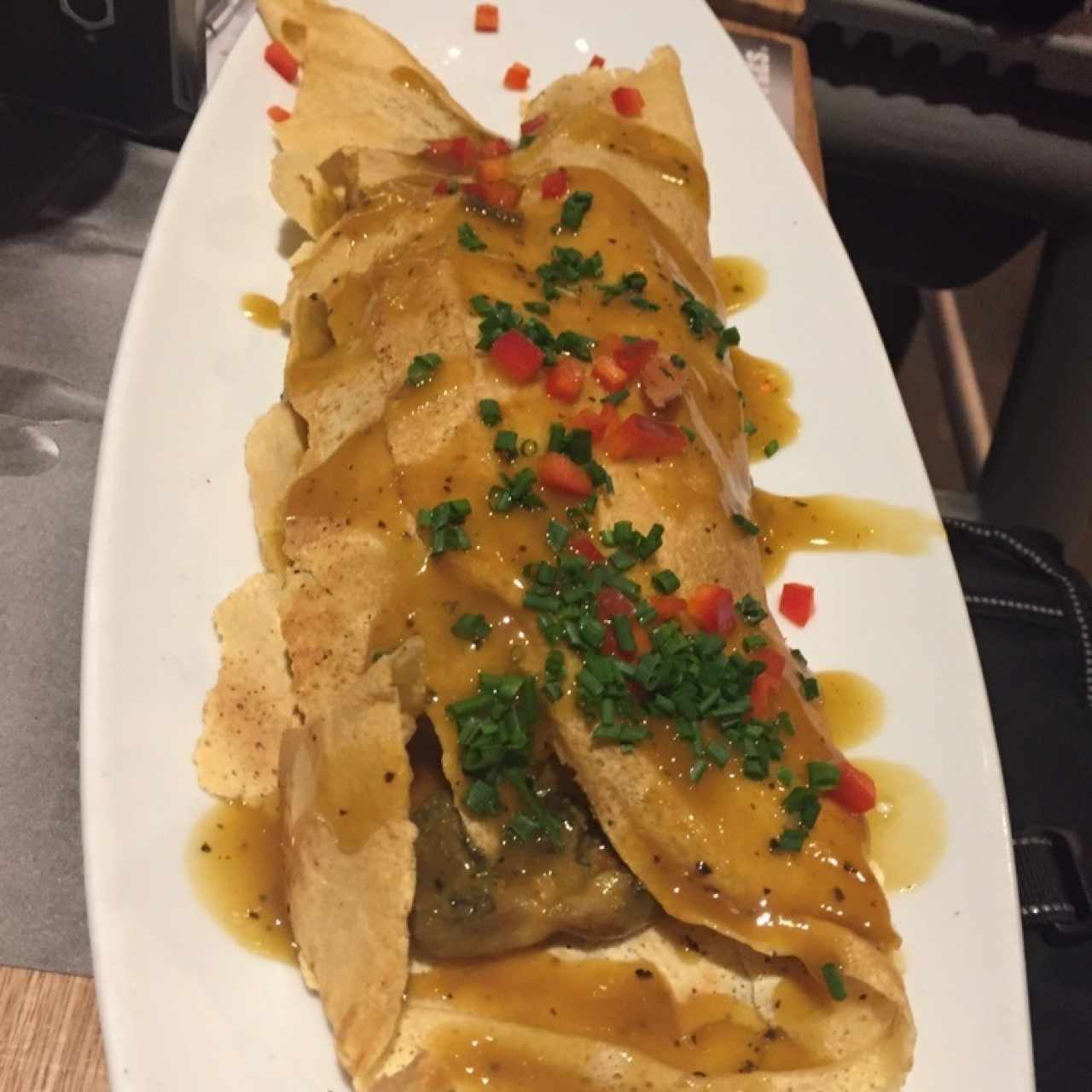 crepe pavo thai