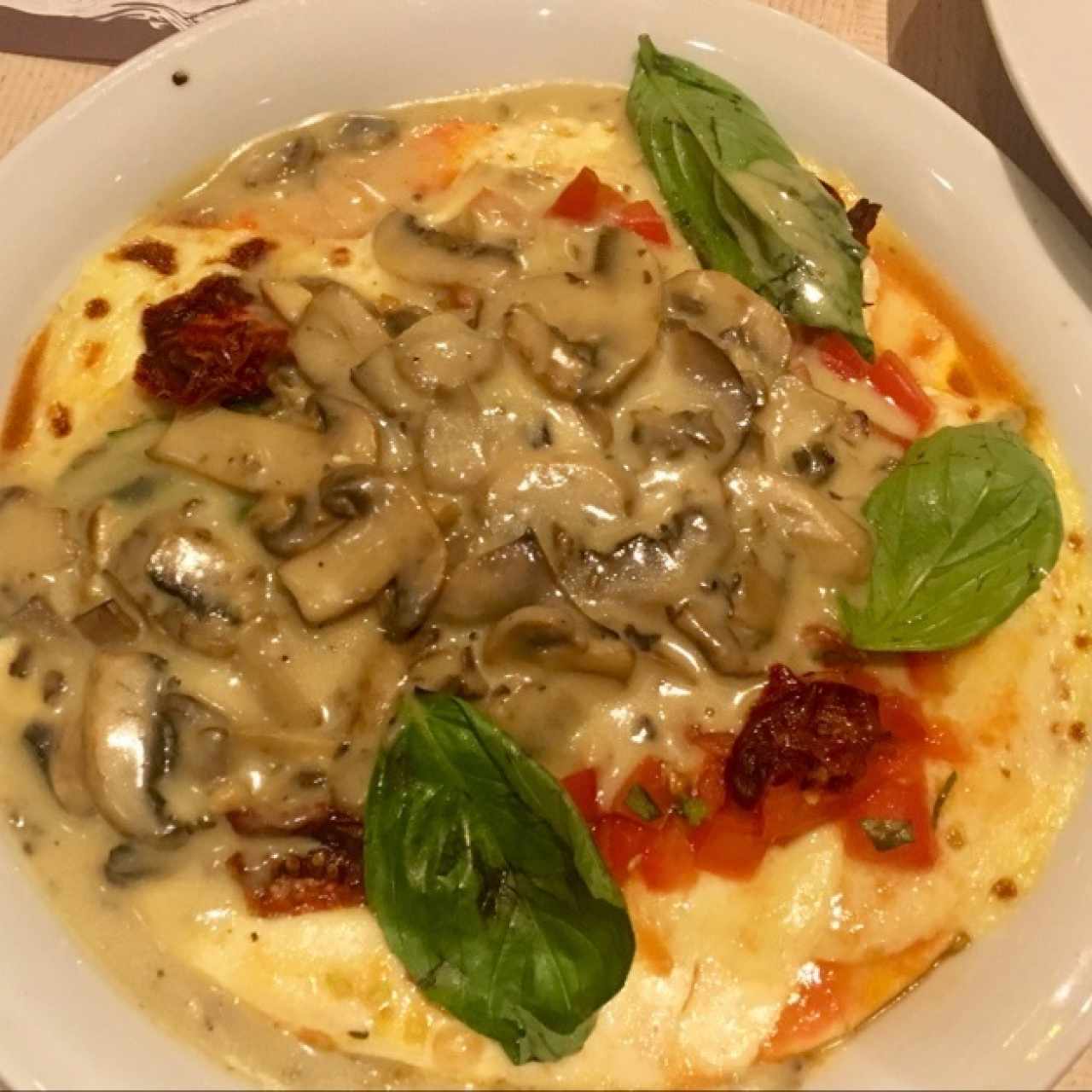 Pita Siciliana con Champiñones