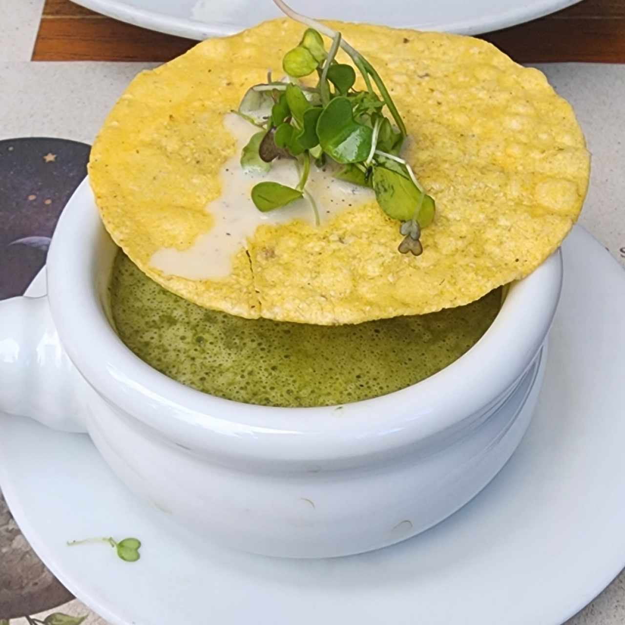 sopa verde