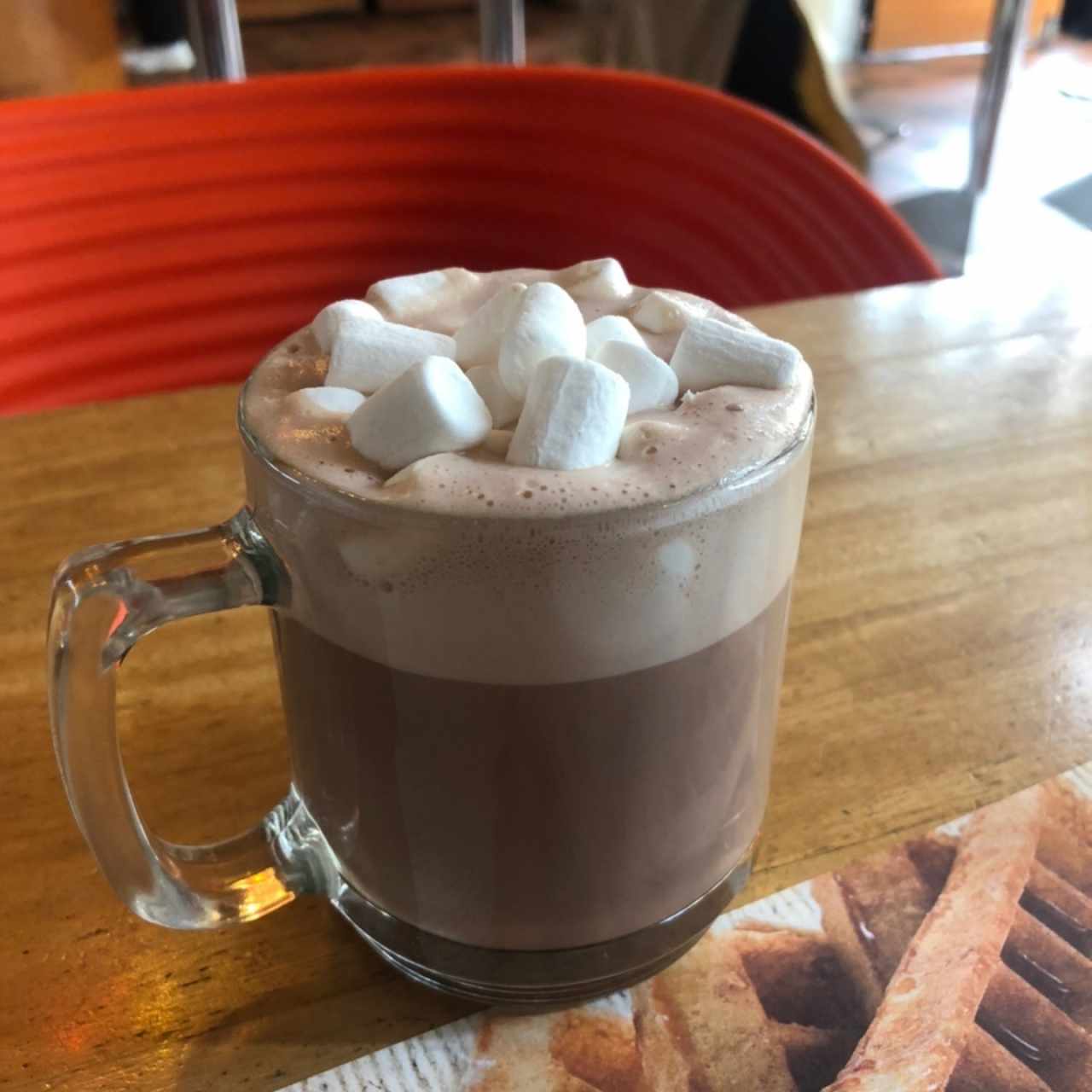 Chocolate con masmelos