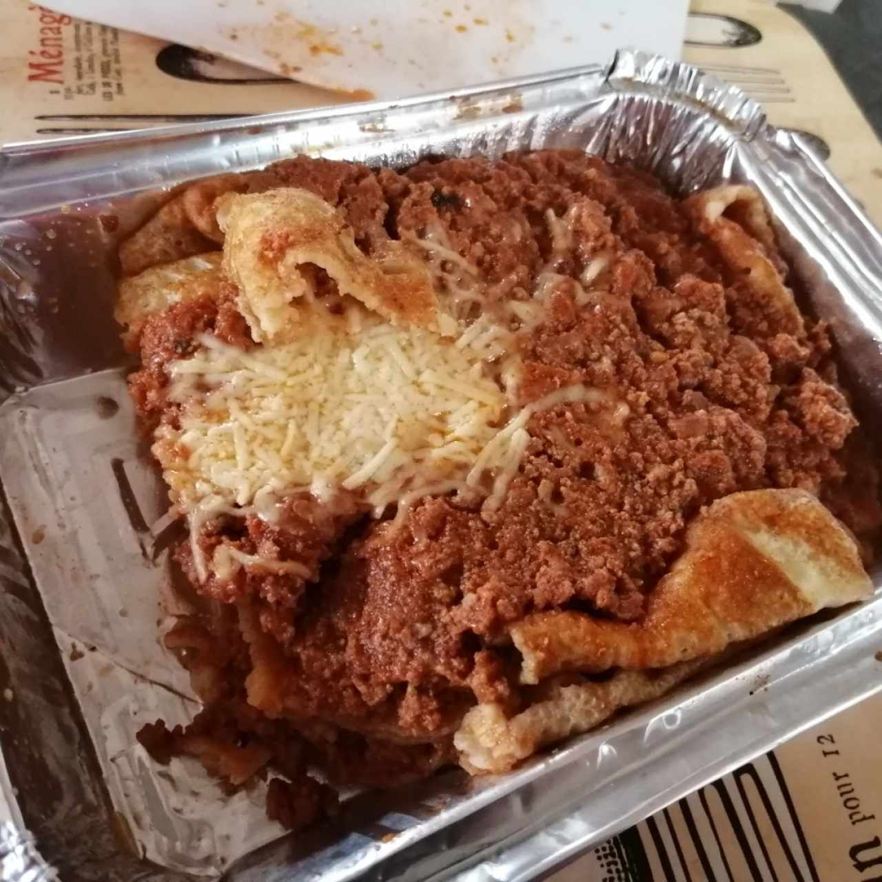 Bolognesa y Queso (domicilio)