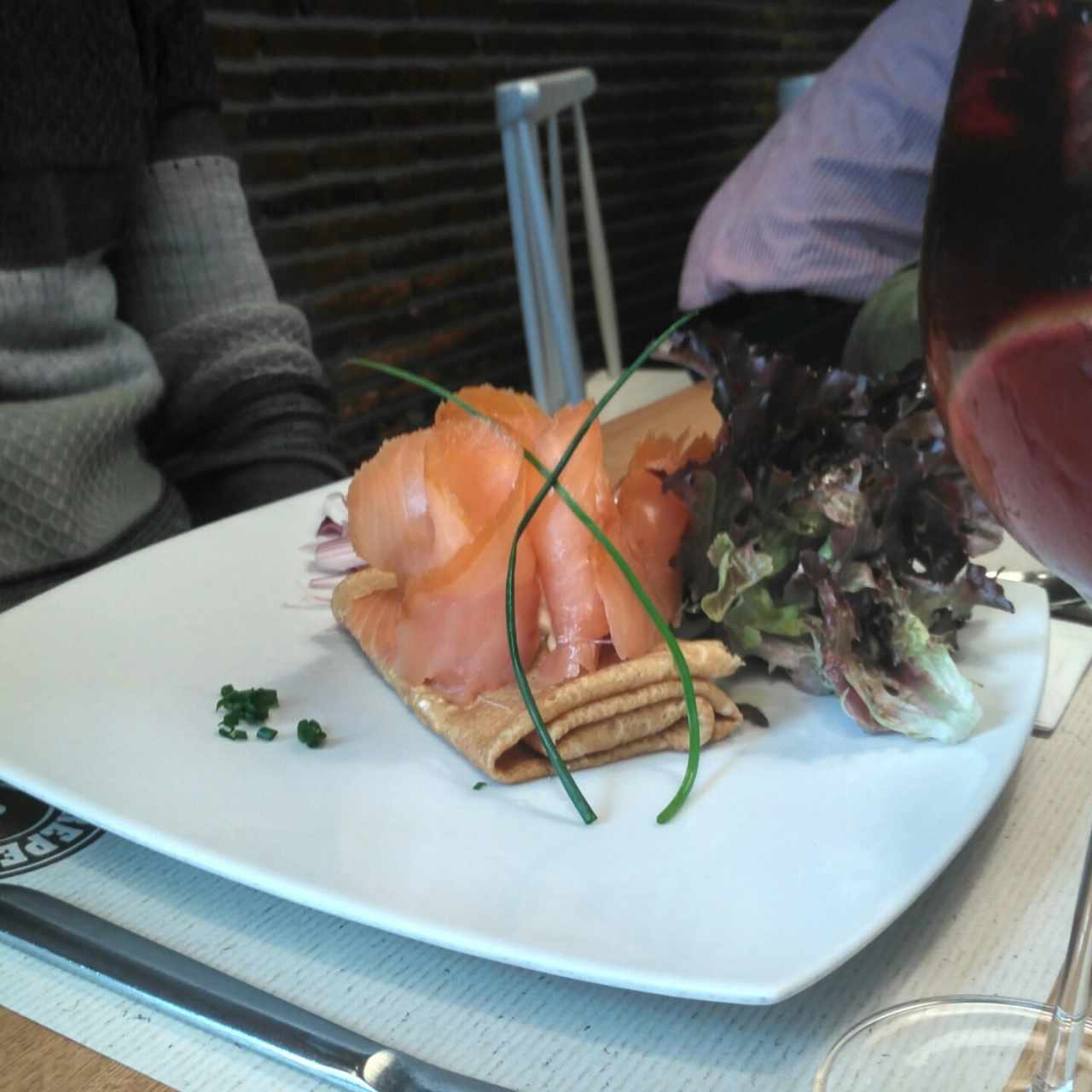 crepe salmón