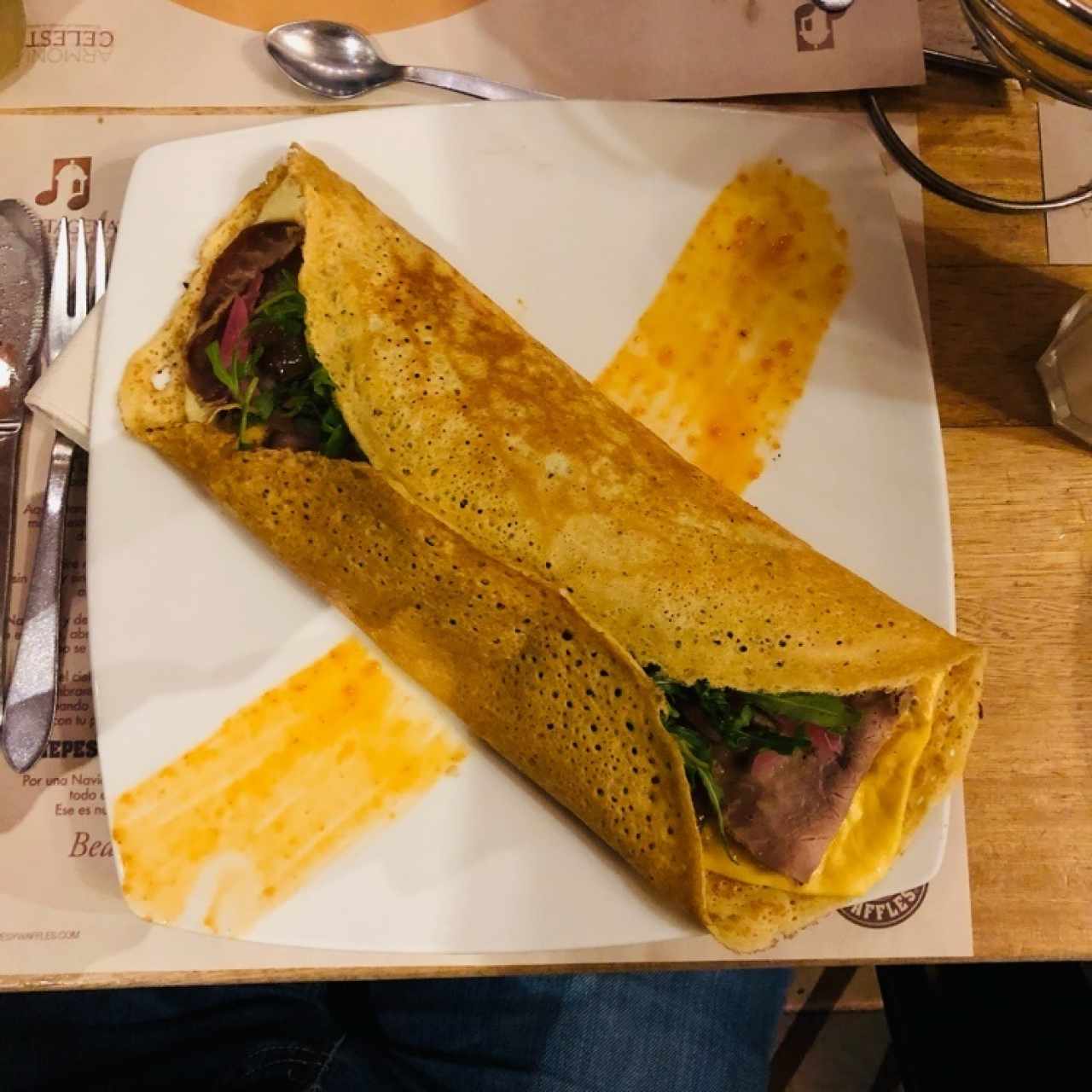 Crepe Roast beef