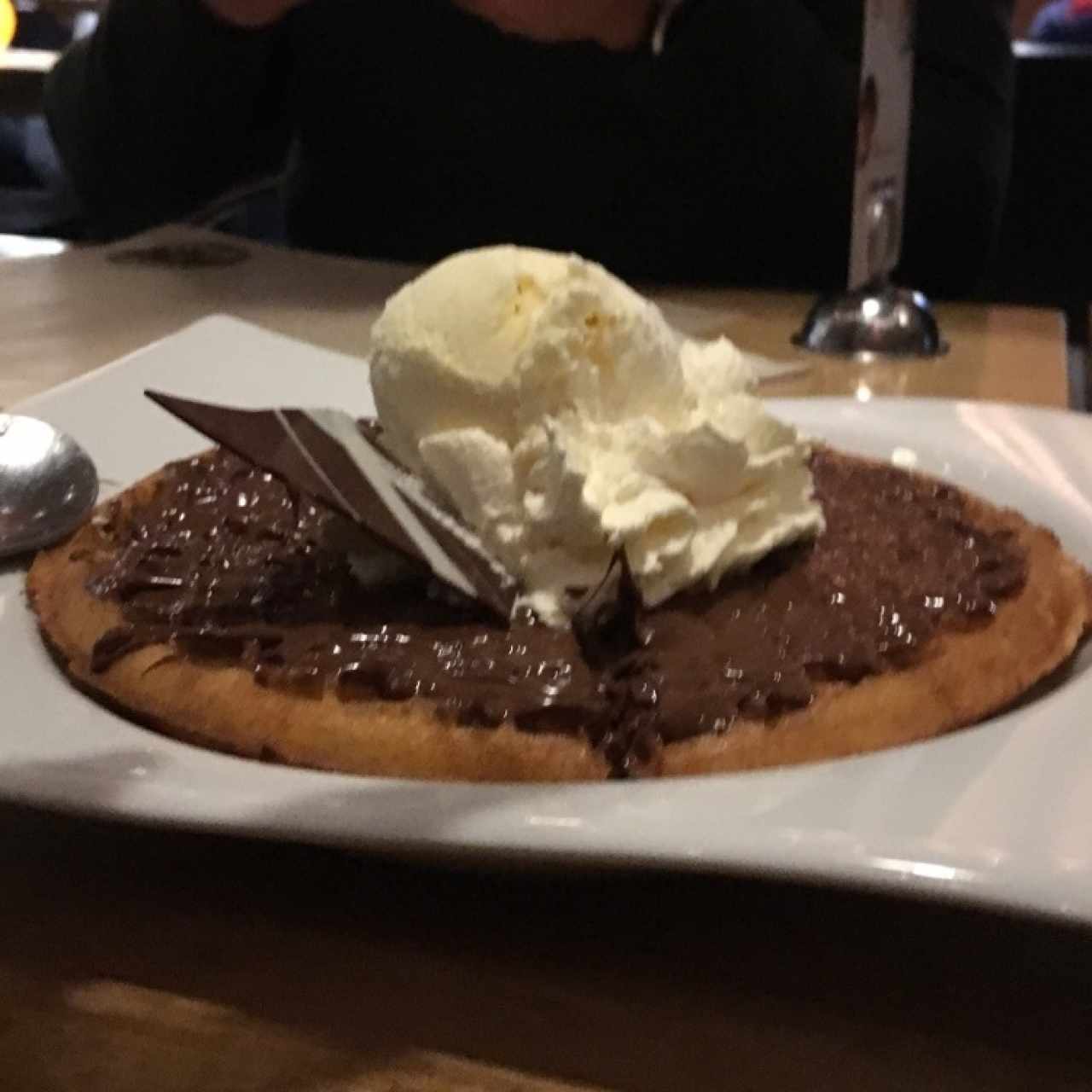 waffle de nutella
