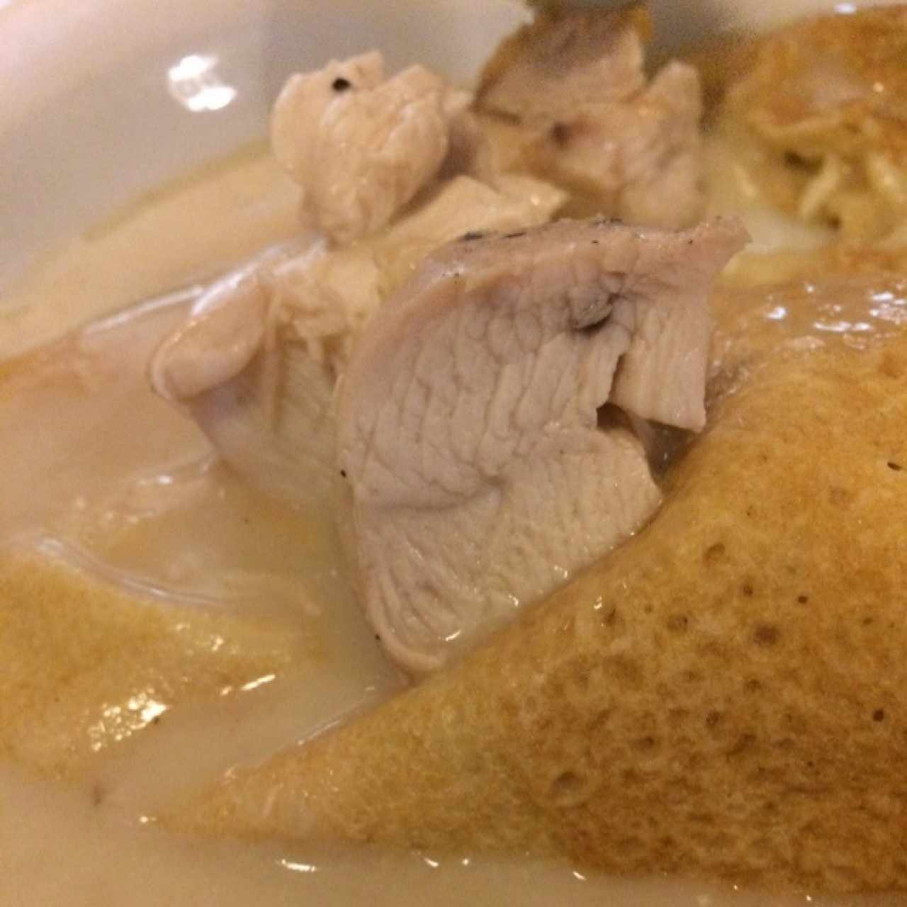 crepe pollo y queso