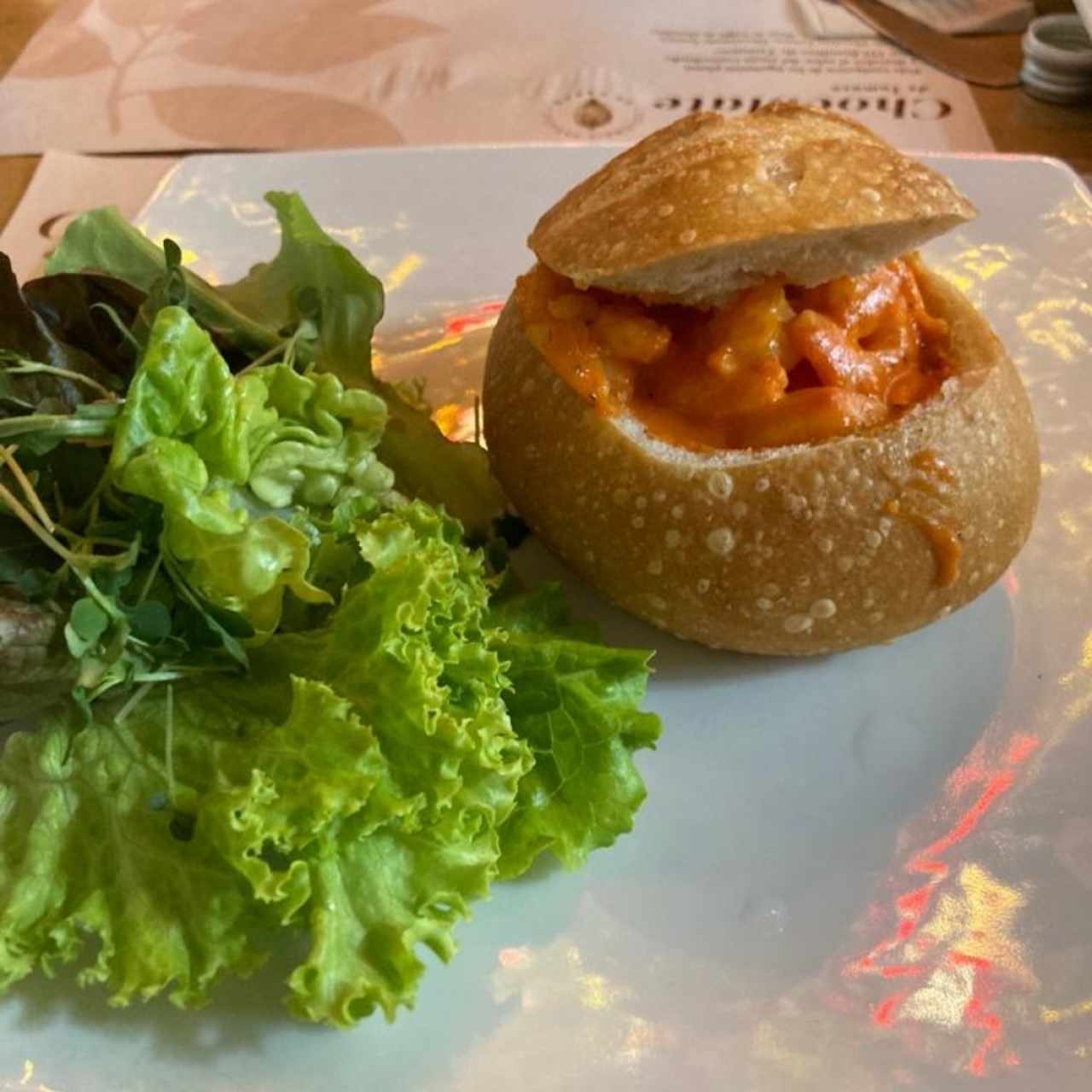 Mini panne cook camarones 