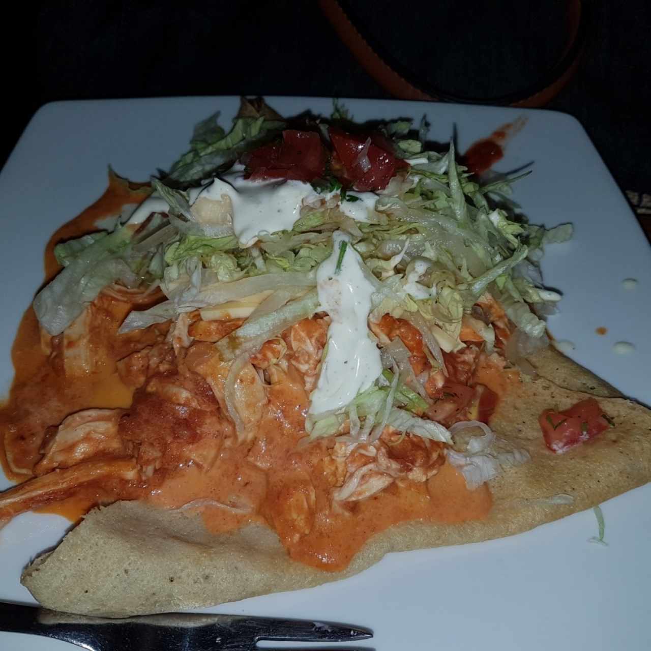 Crepes de pollo mexicano