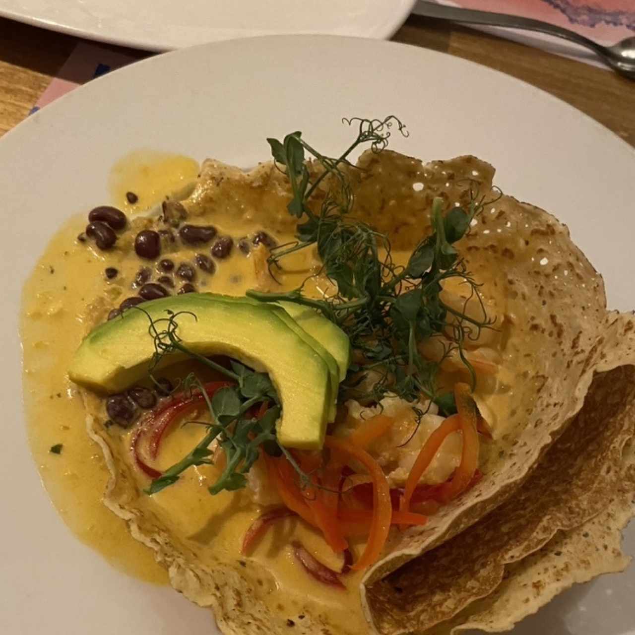 Creppe camarones