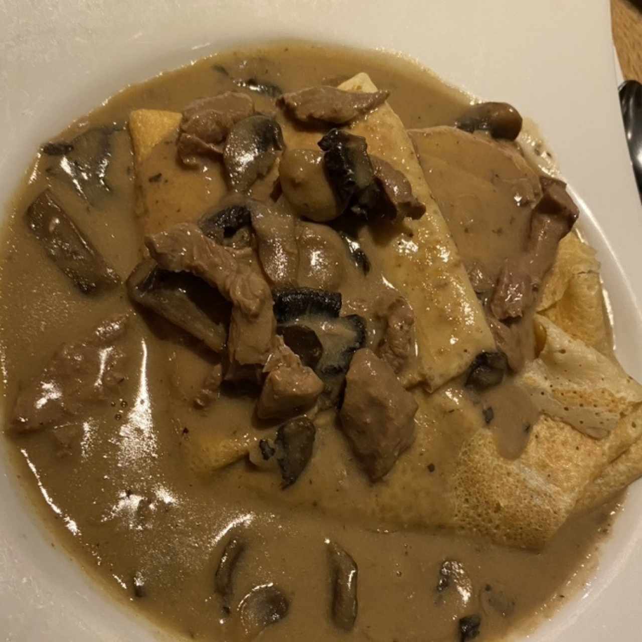 Creppe stroganoff 