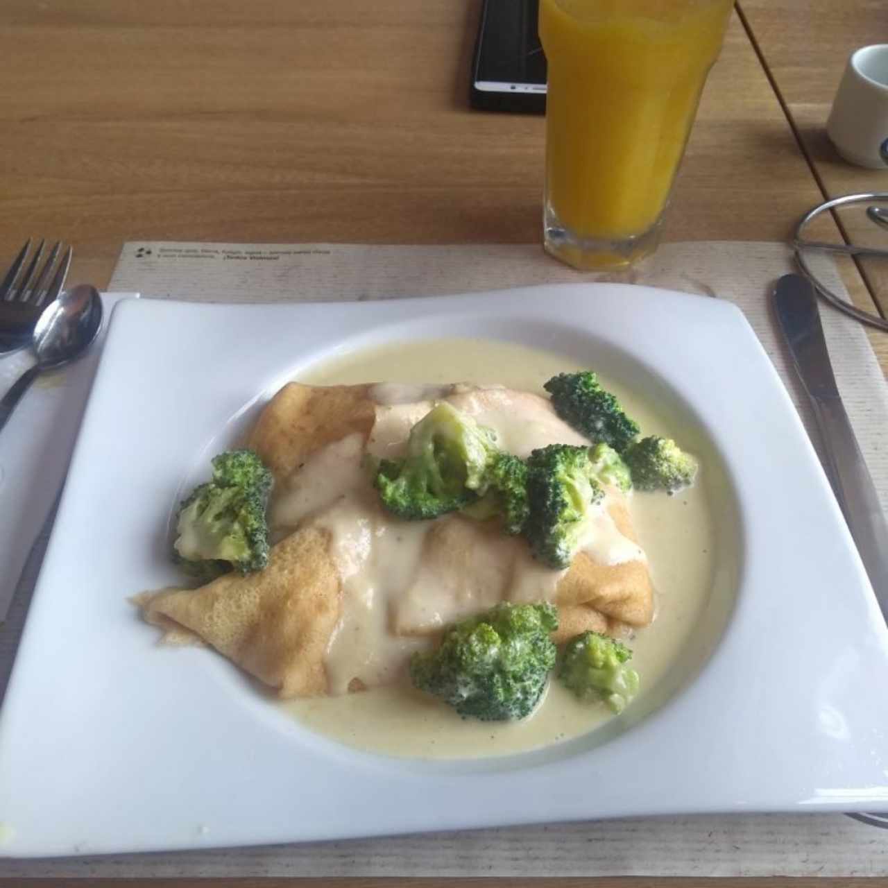 pollo brócoli queso