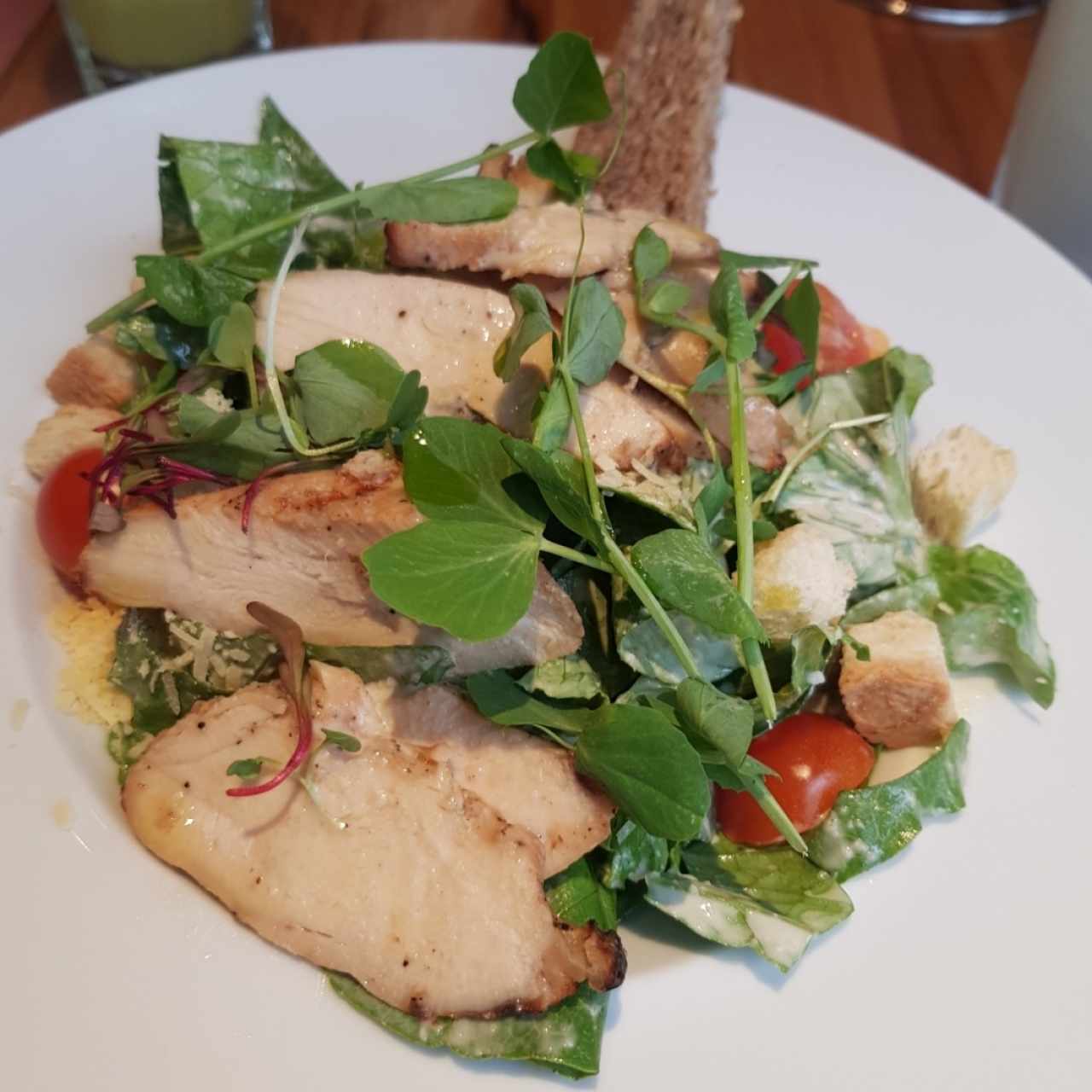 ensalada cesar con pollo