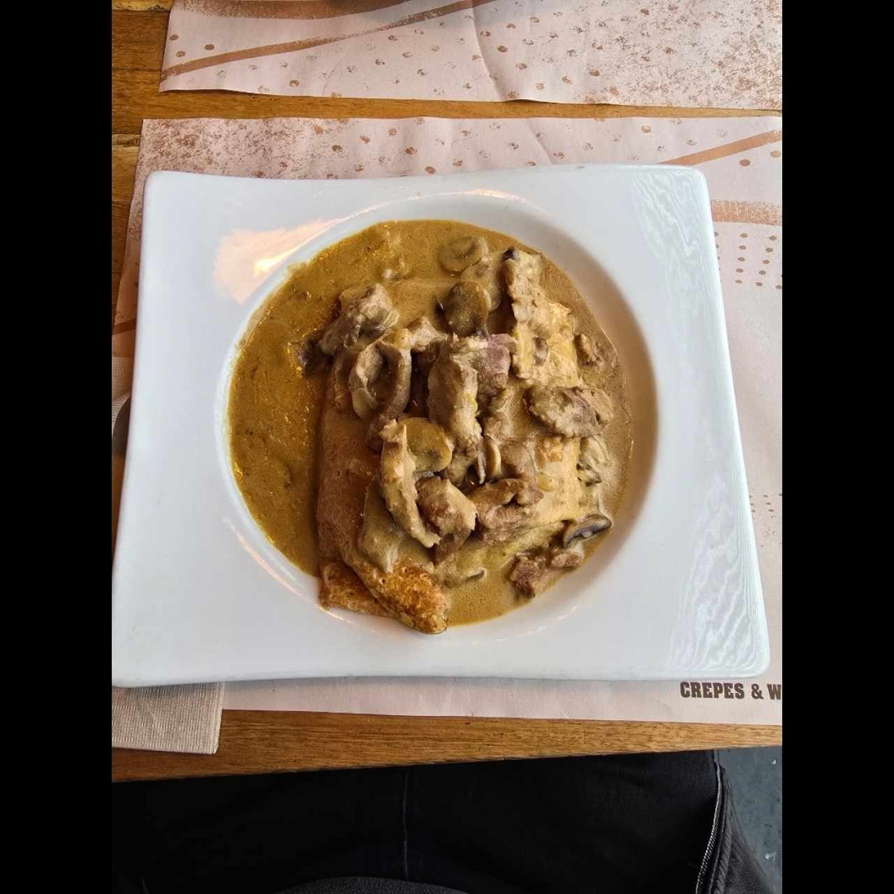 Crepes de Stroganoff