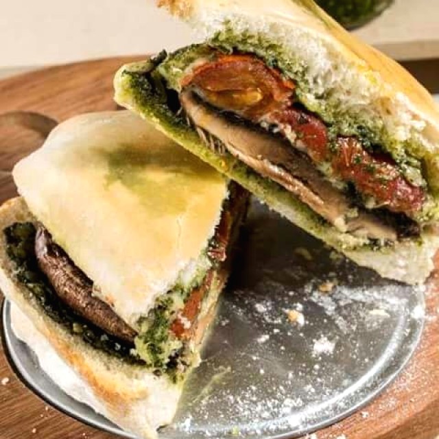 Sándwich vegetariano