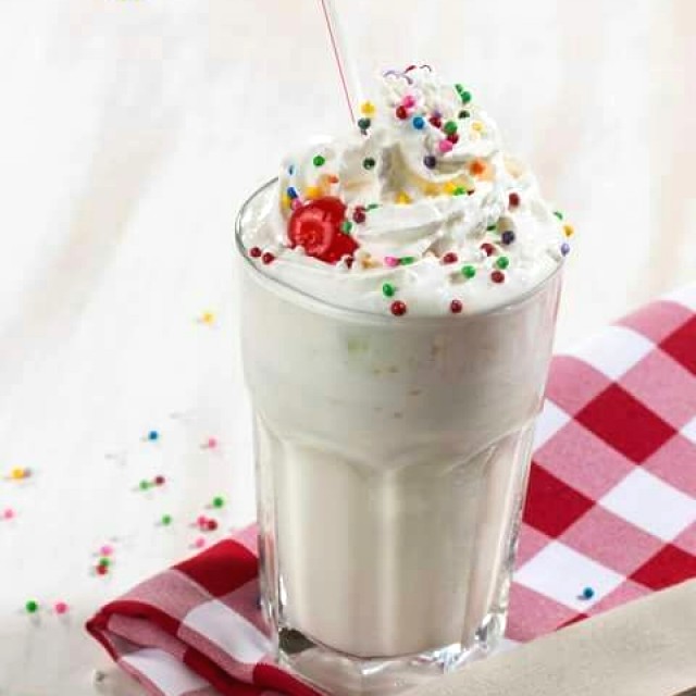 Malteada vainilla funfetti