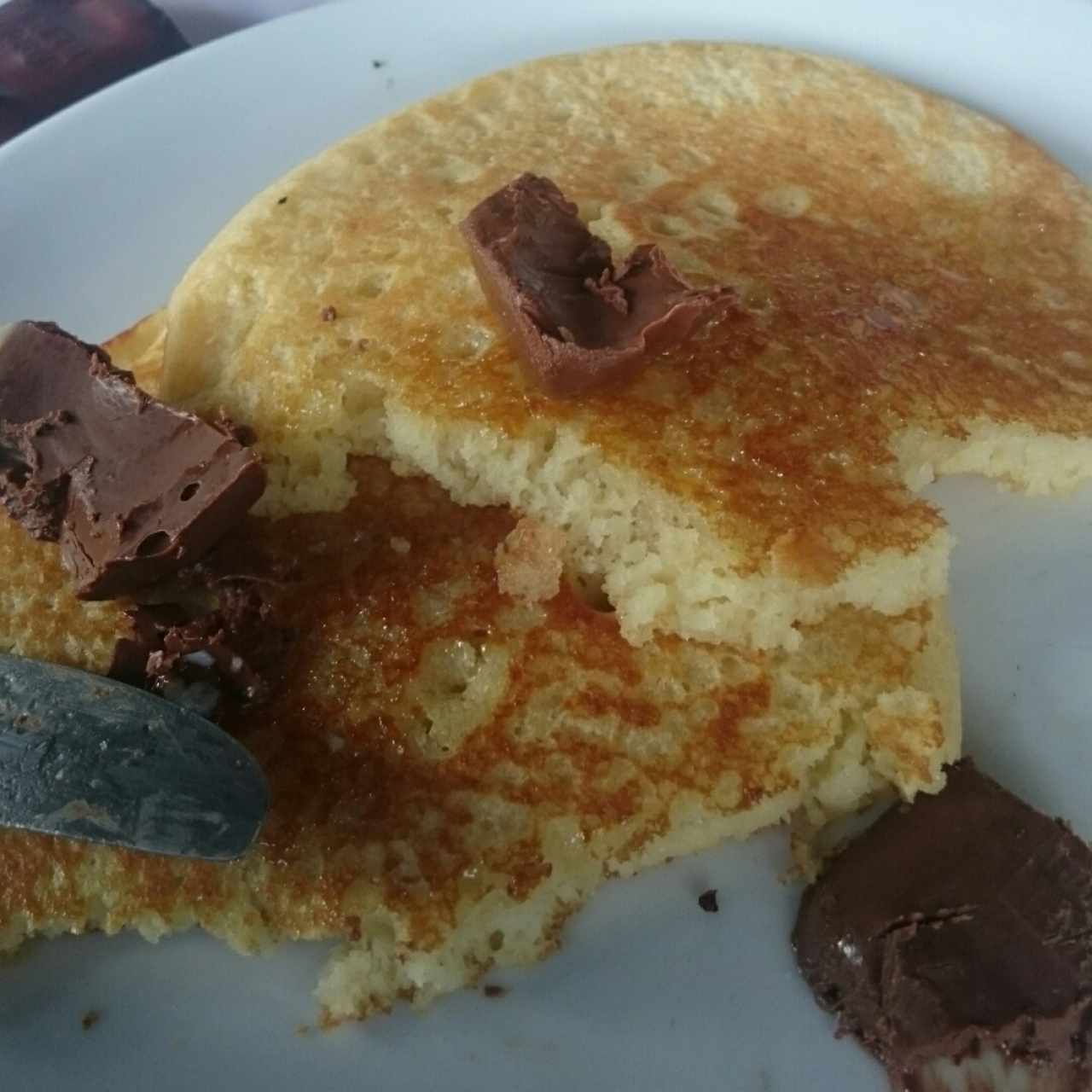 pancake con Nutella 