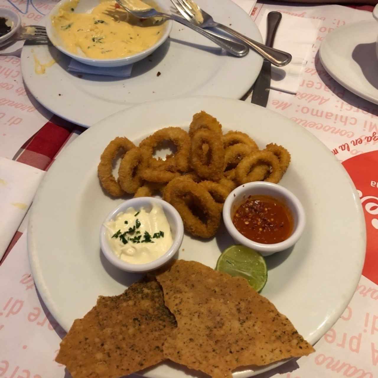 Calamares apanados