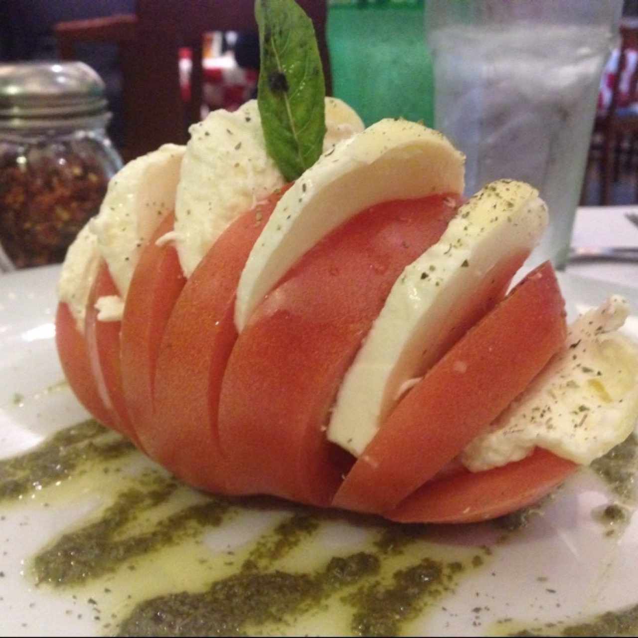 mozzarela y tomate