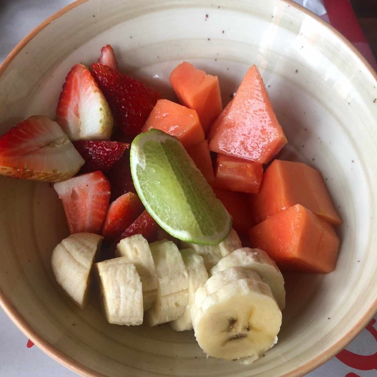 Porción de fruta completa